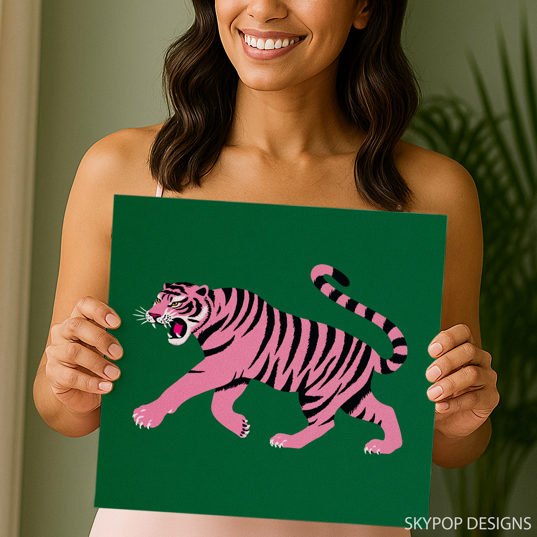 9.jpg Pink Tiger Art