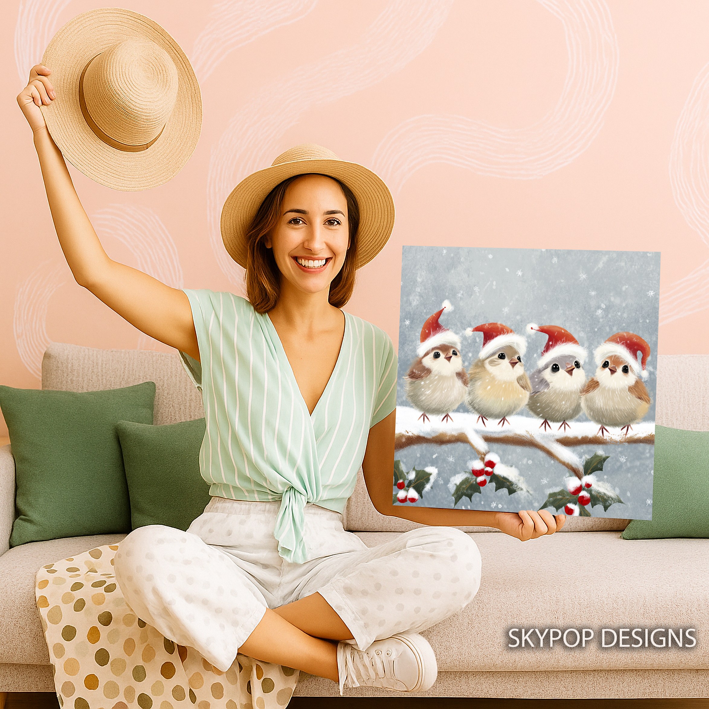 9.jpg Bird Christmas Art