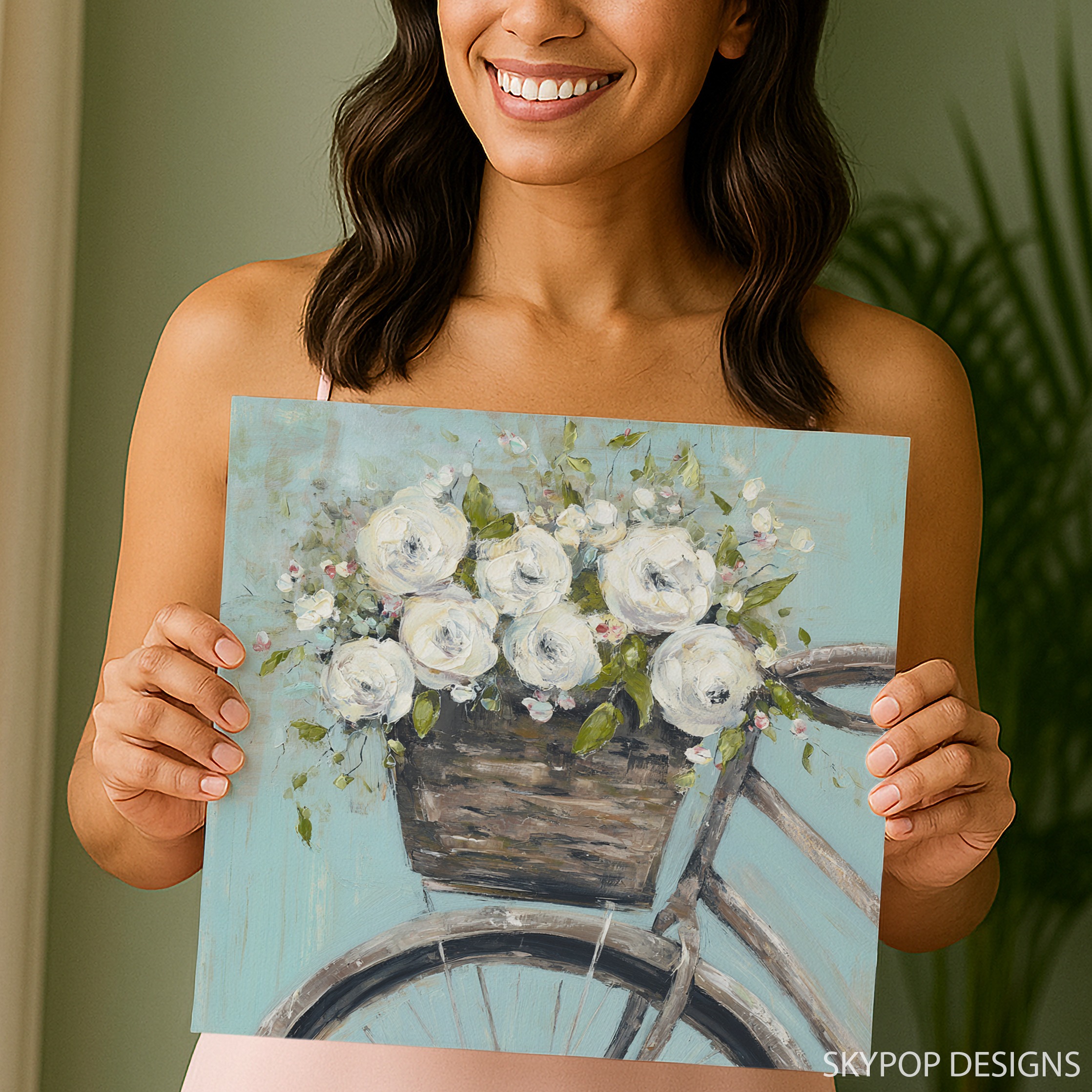 9.jpg Bicycle Flower Basket Art