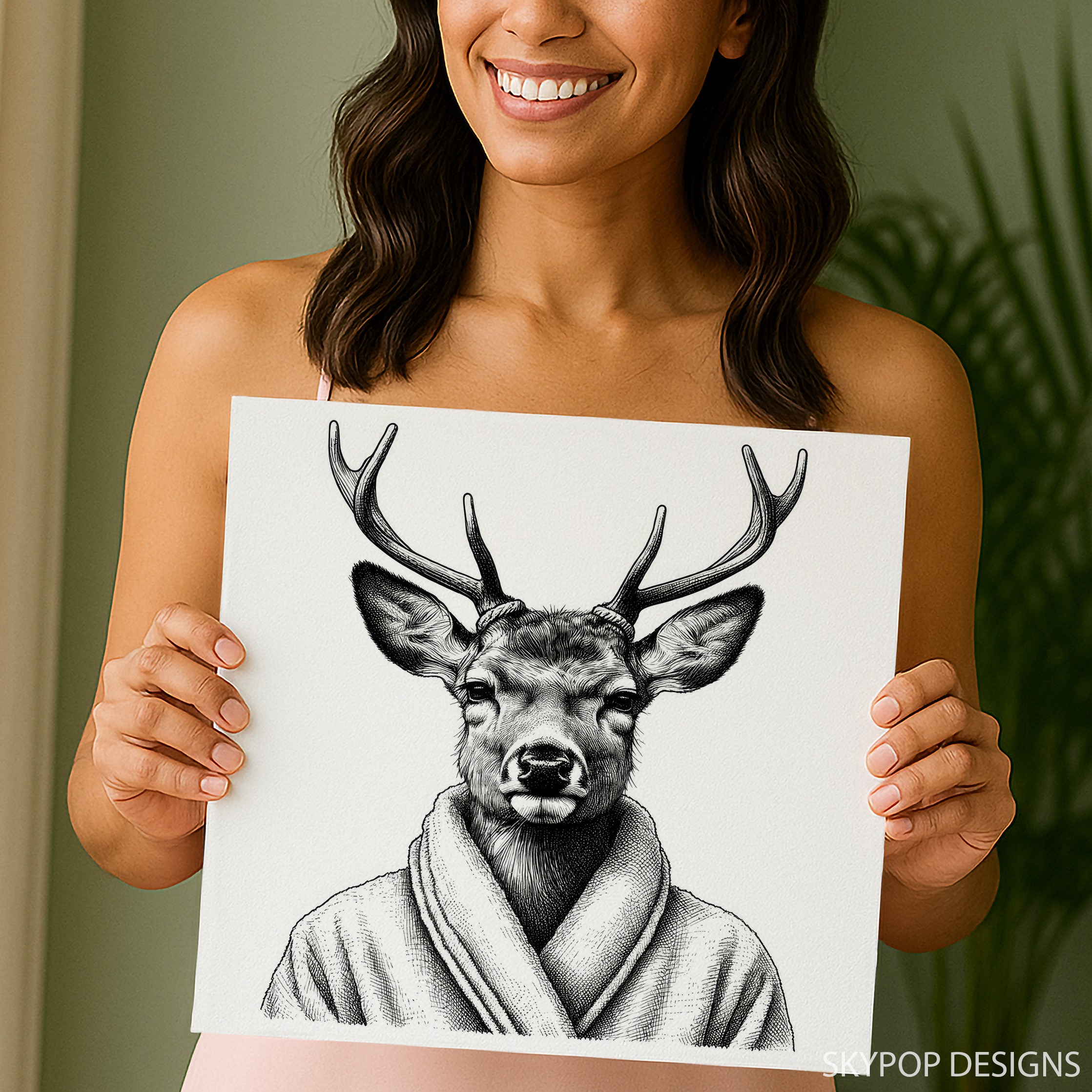 9.jpg Deer Art