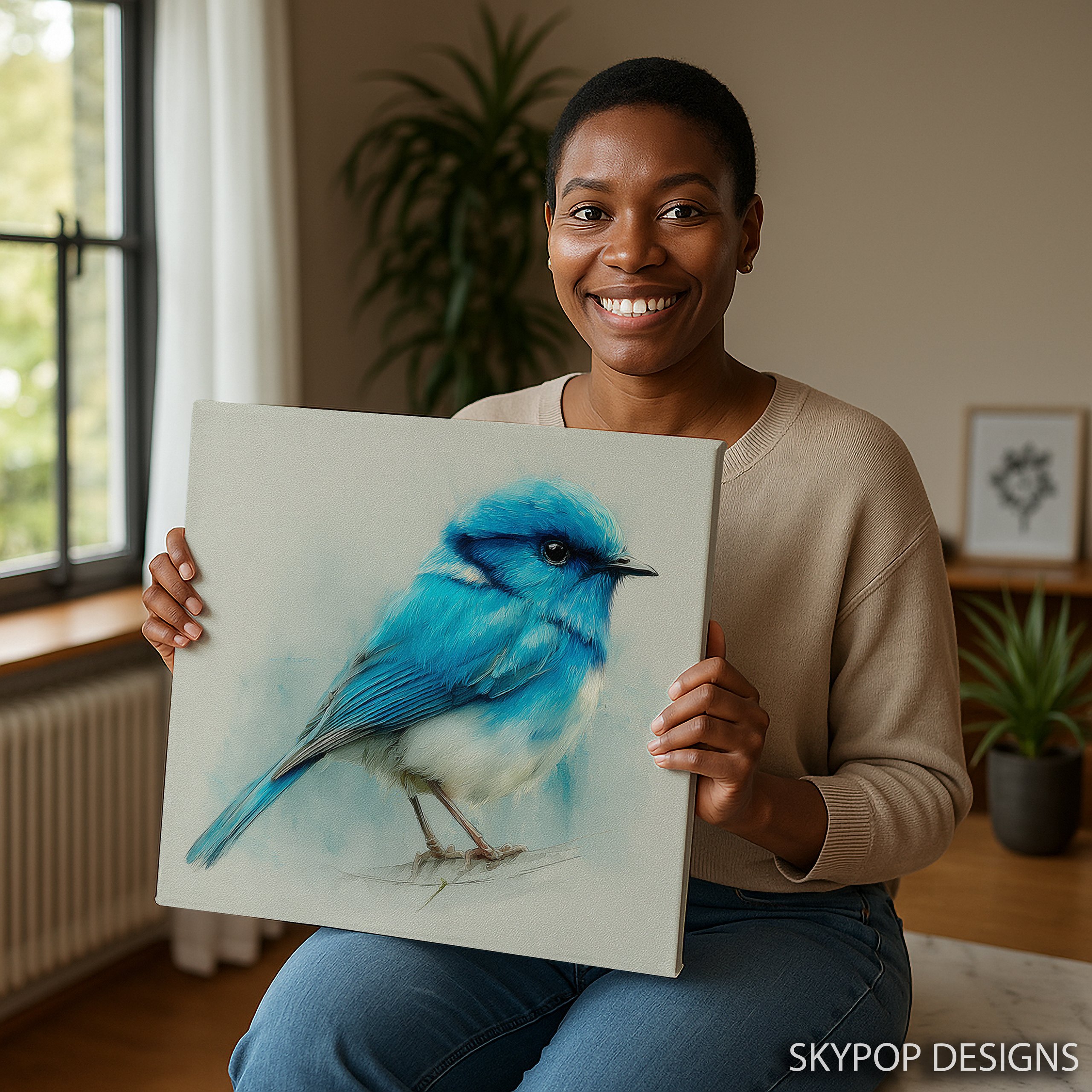 9.jpg Blue Bird Art