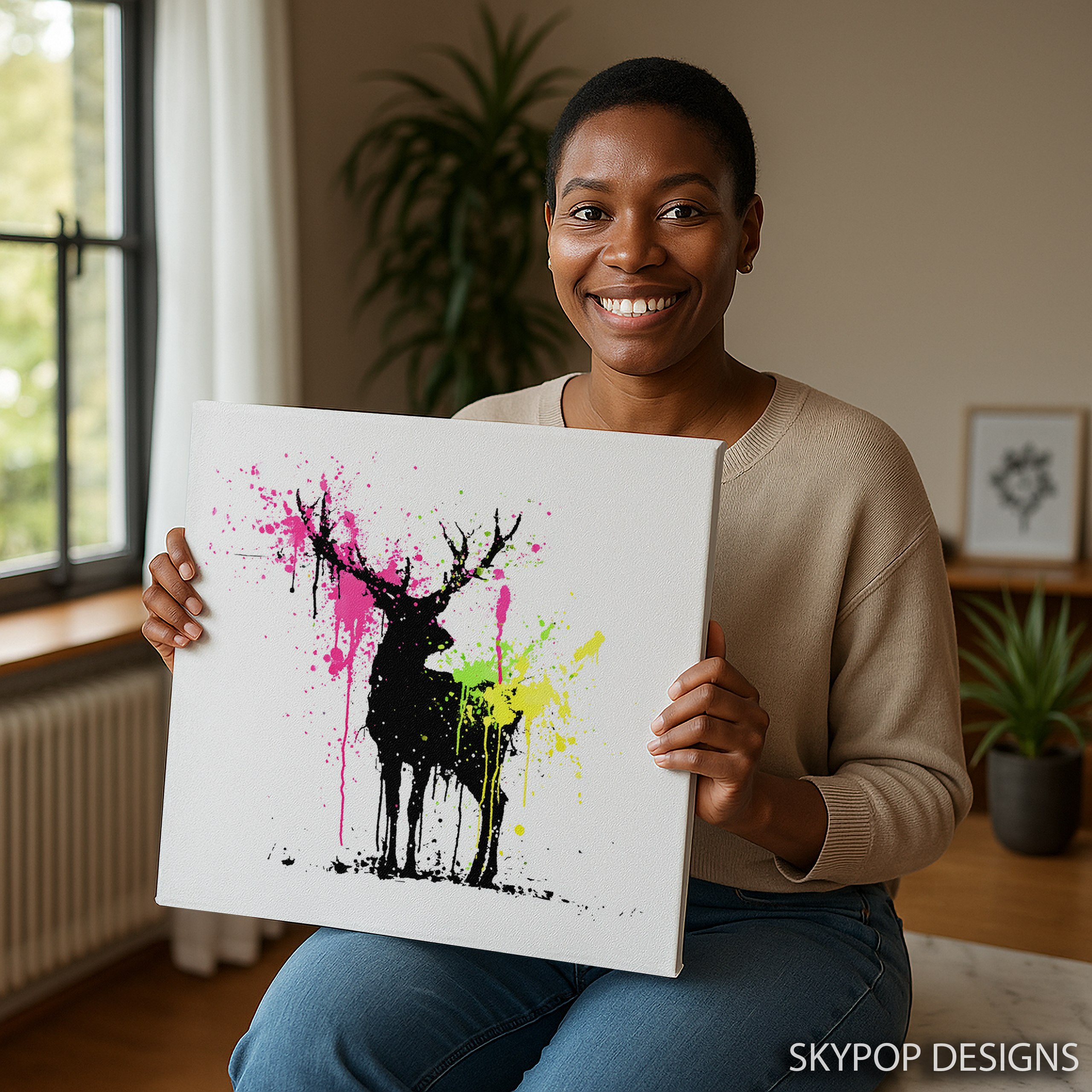 9.jpg Deer Art