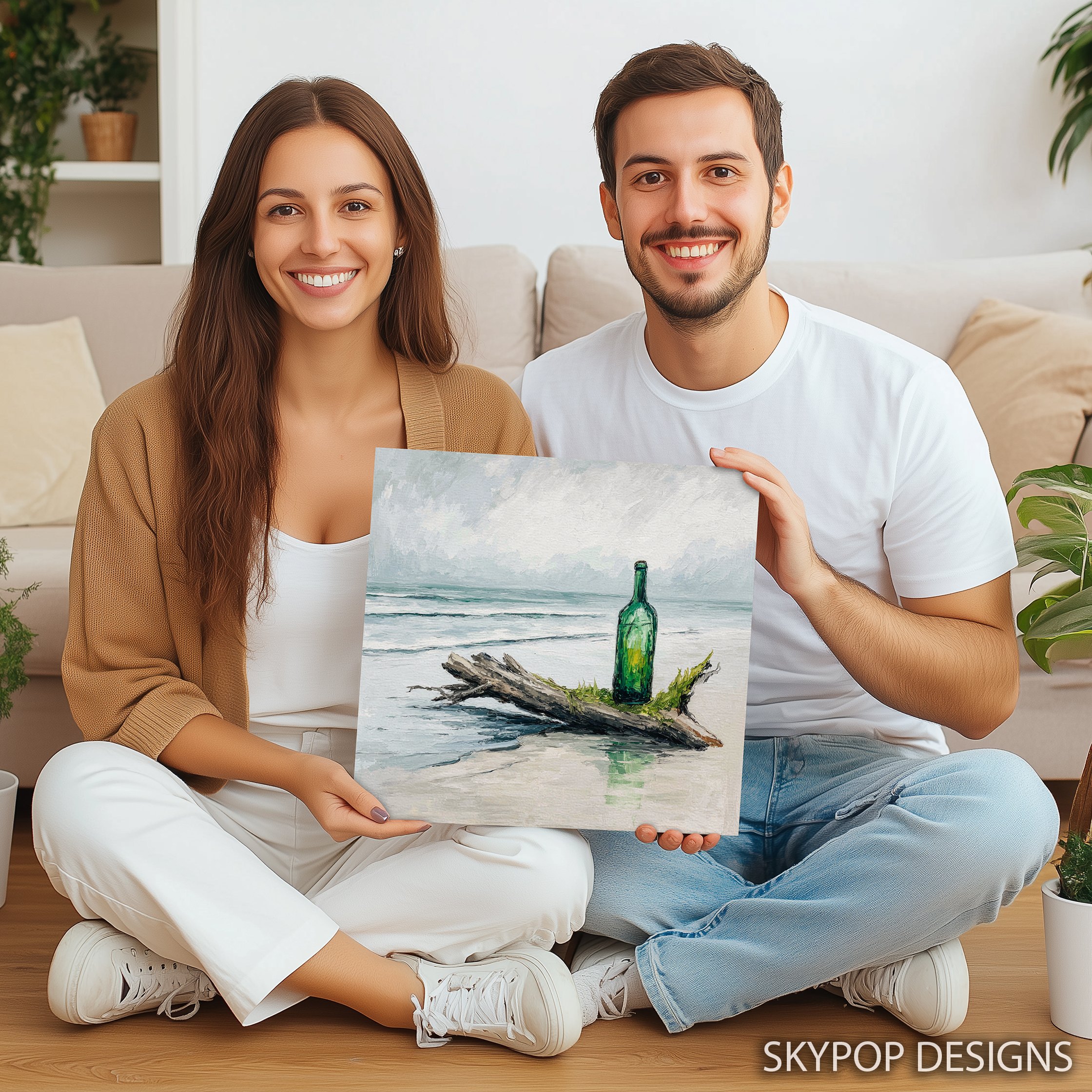 9.jpg Seaside Bottle Art