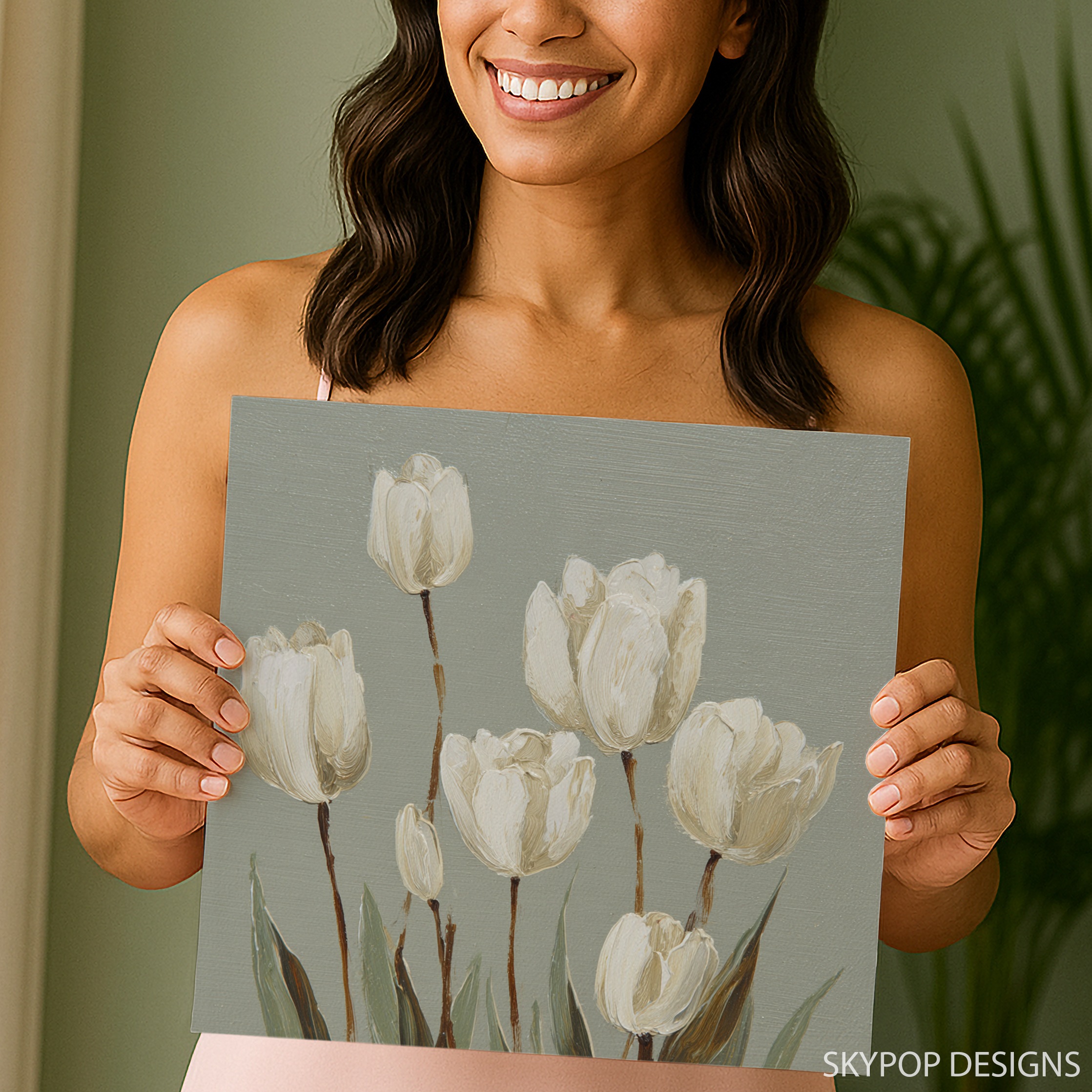 9.jpg White Tulip Art