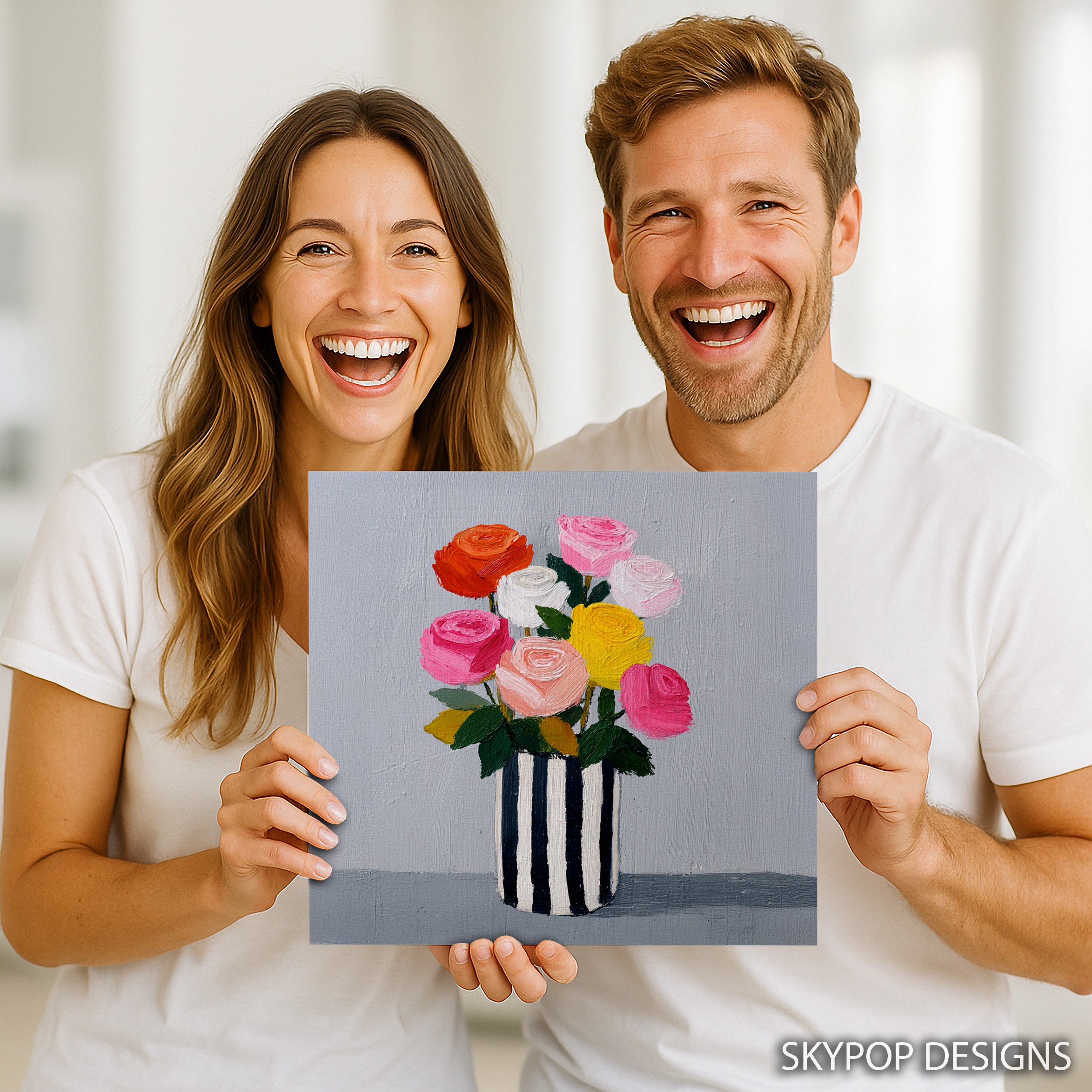 9.jpg Colorful Roses Art