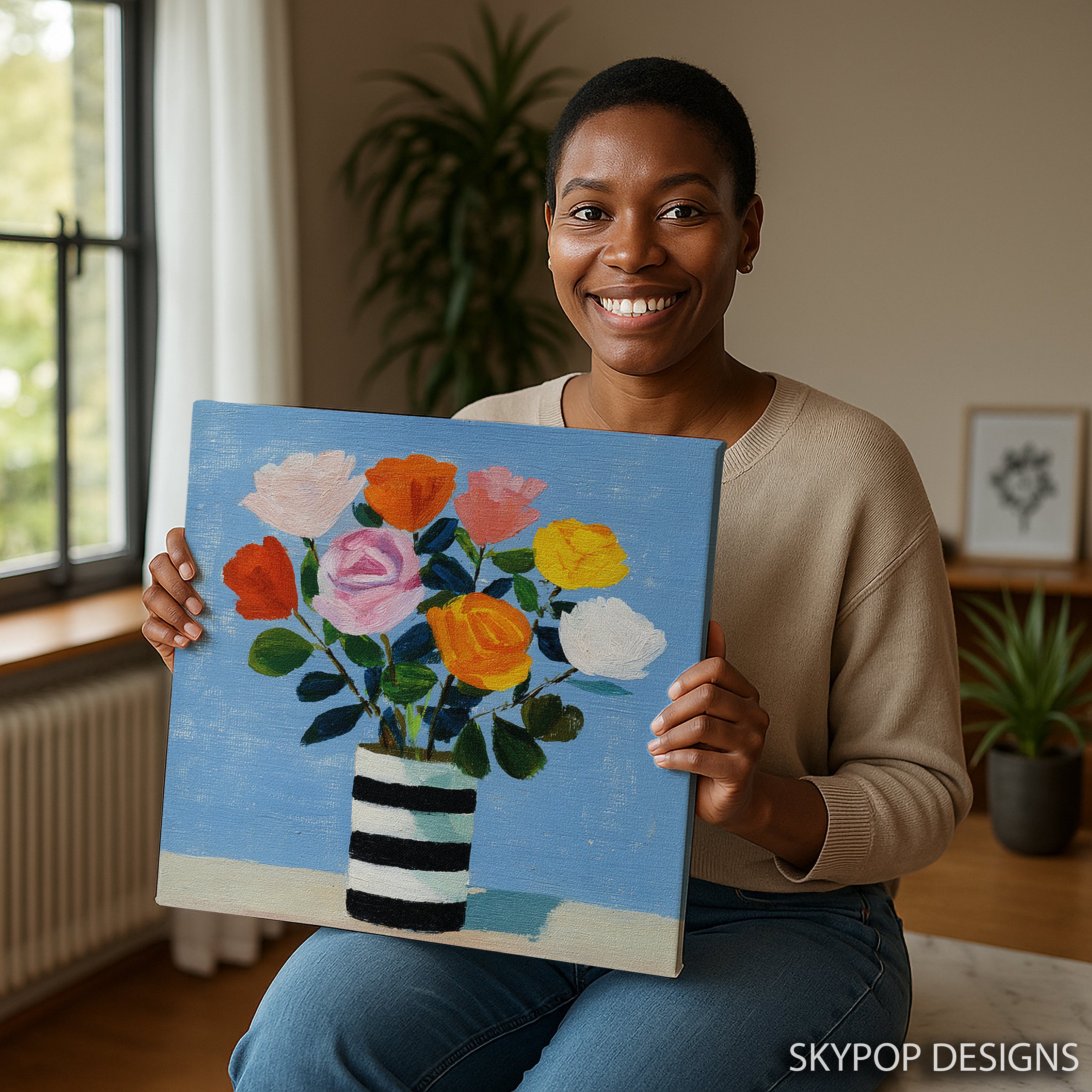 9.jpg Colorful Flower Bouquet Art