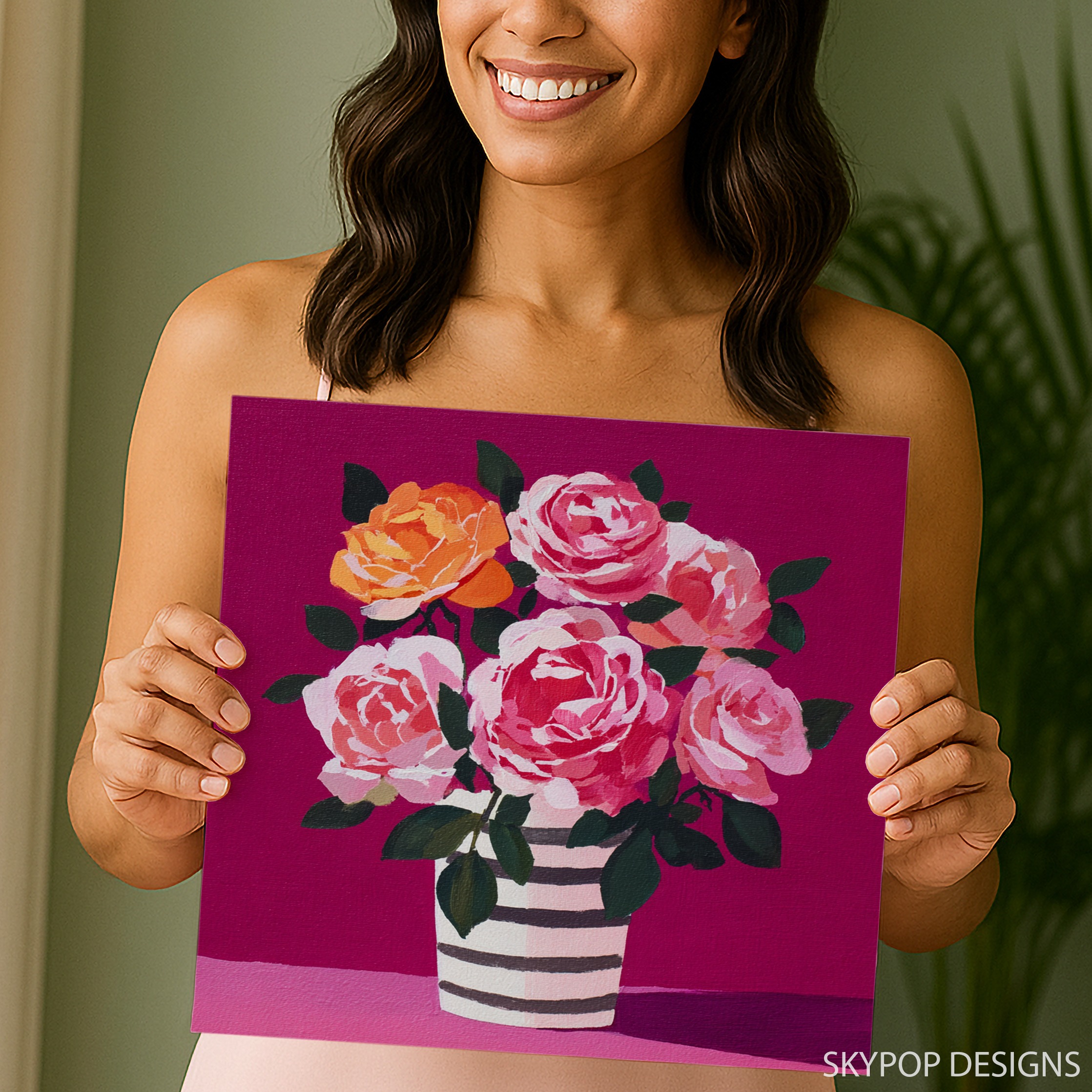 9.jpg Vibrant Rose Bouquet Art