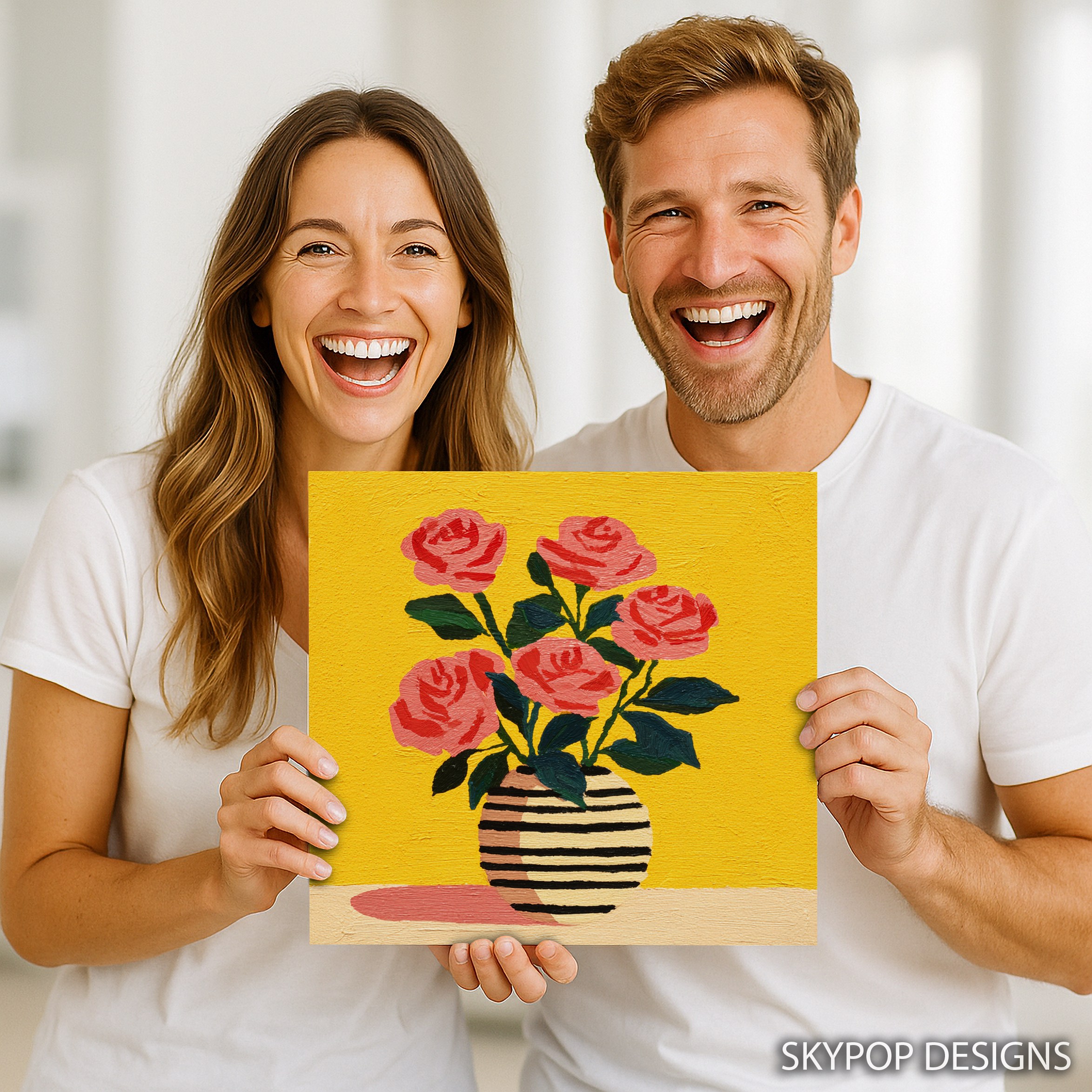 9.jpg Pink Roses Art