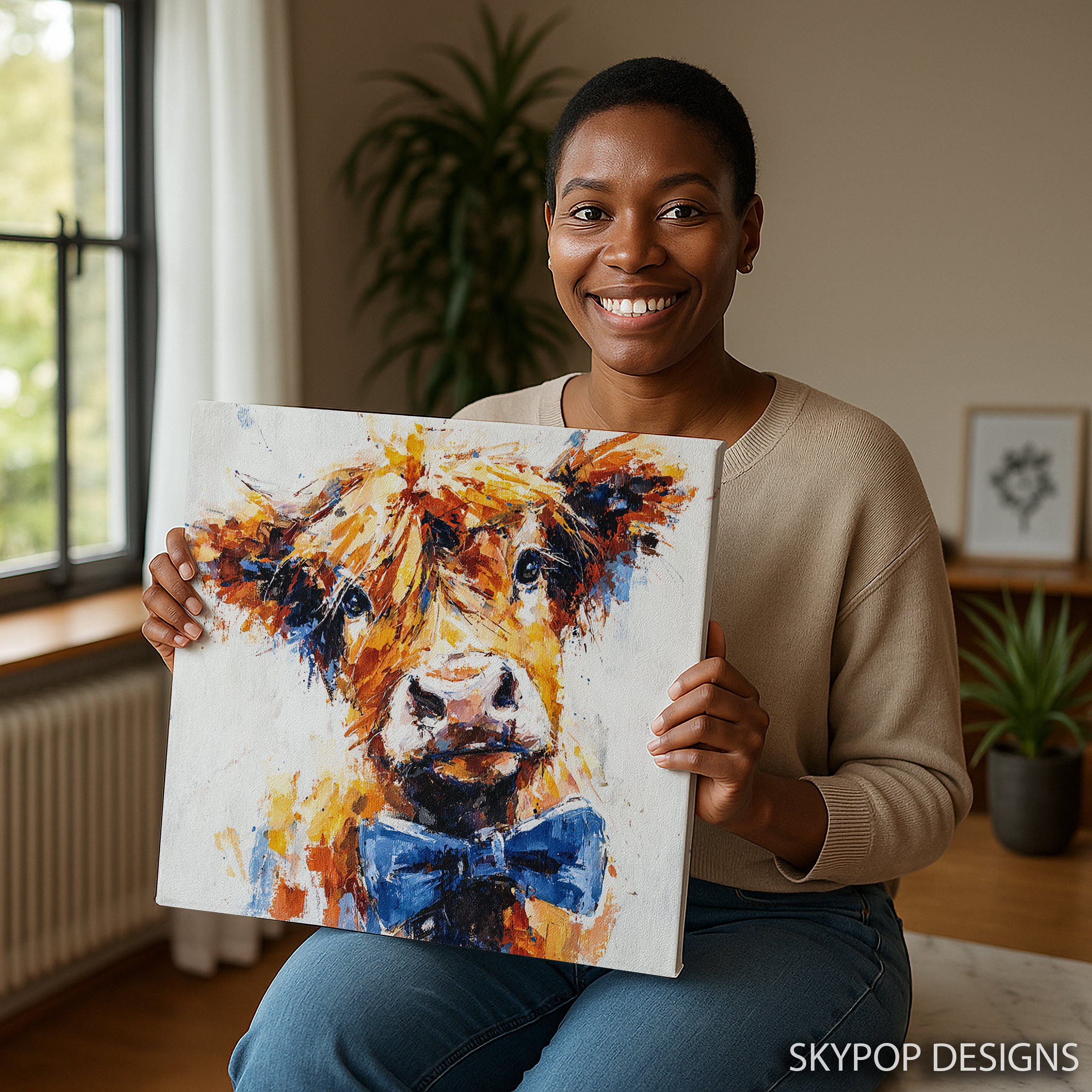 9.jpg Highland Cow Art