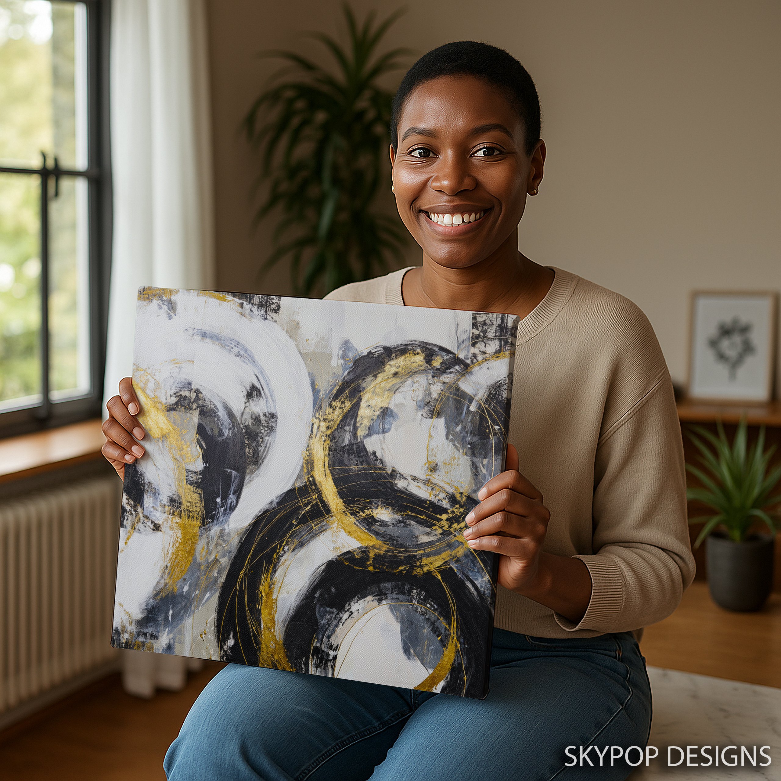 9.jpg Golden Circles Art