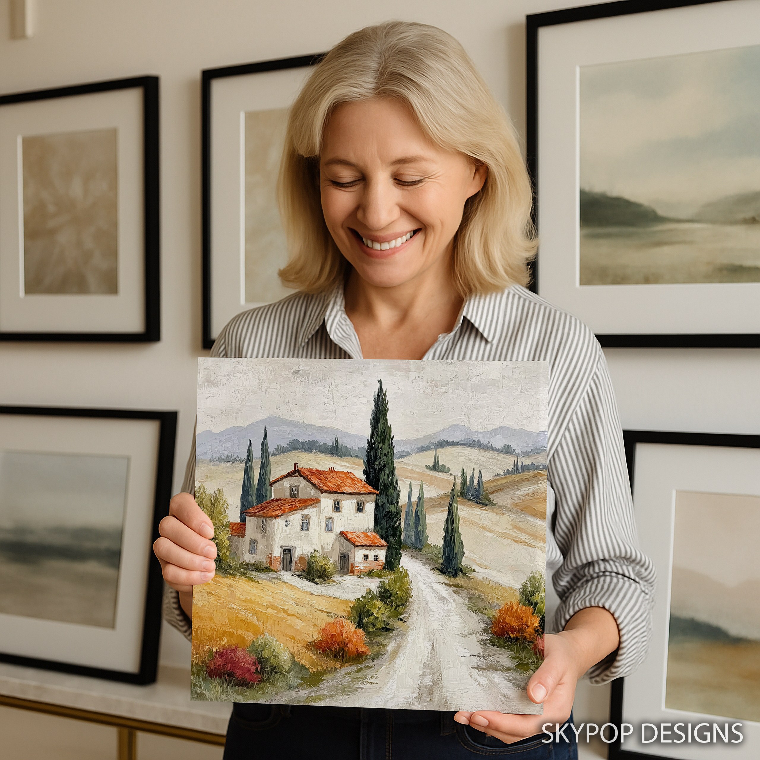 9.jpg Tuscan Countryside Villa Art
