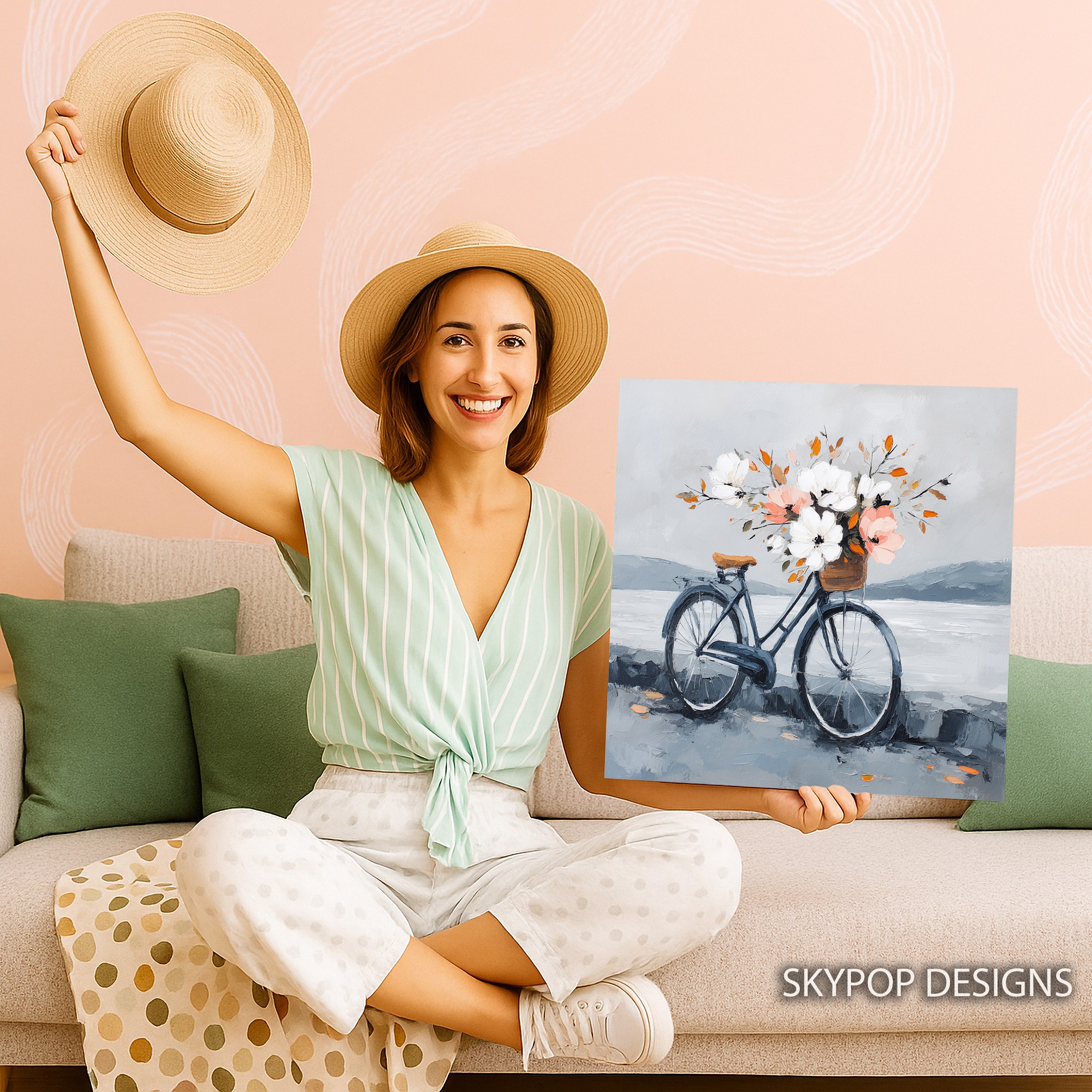 9.jpg Bicycle Flower Basket Art