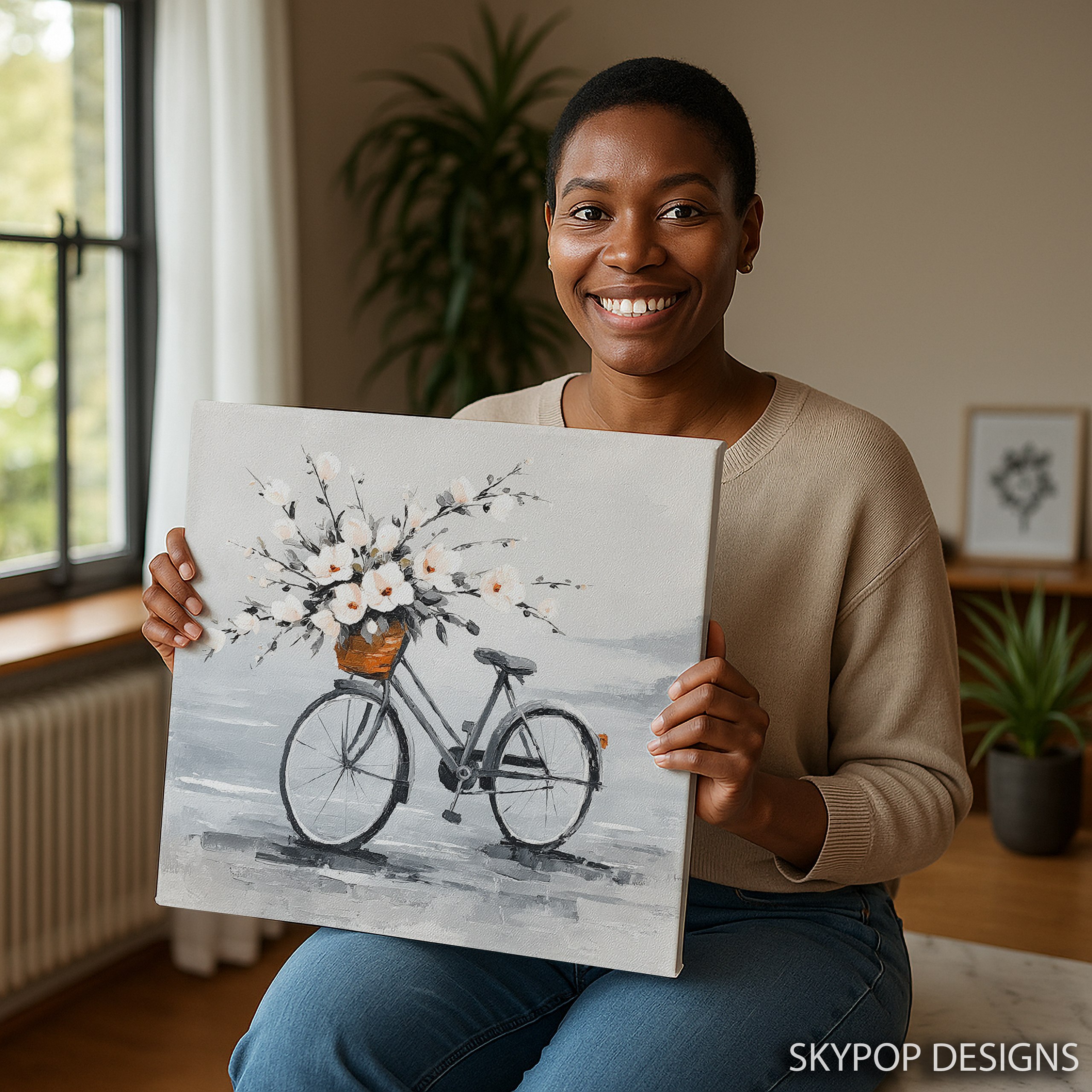 9.jpg Bicycle Flower Basket Art