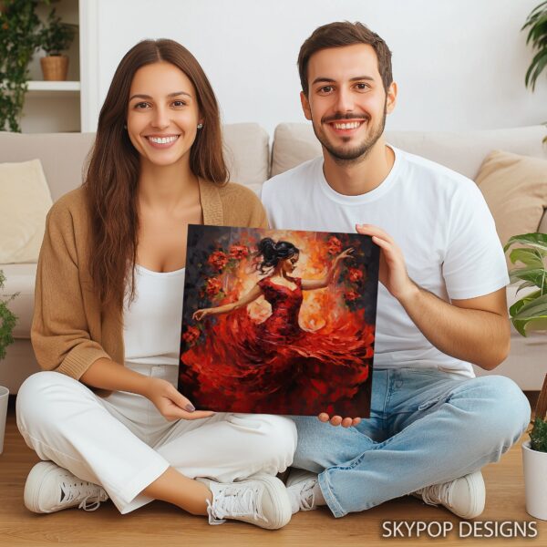Passionate Dancer Red Art