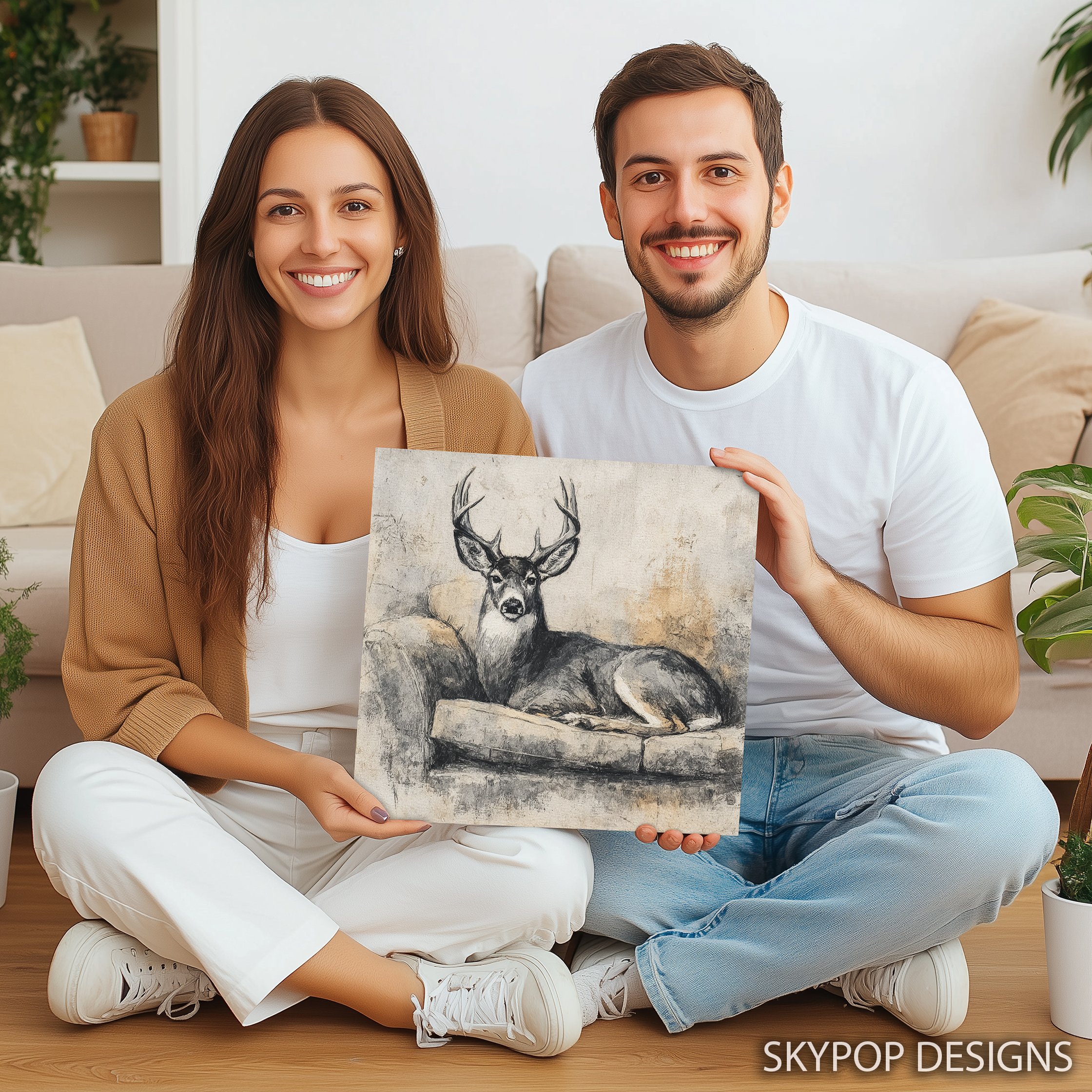 9.jpg Deer Art