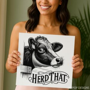 Highland Cow Art