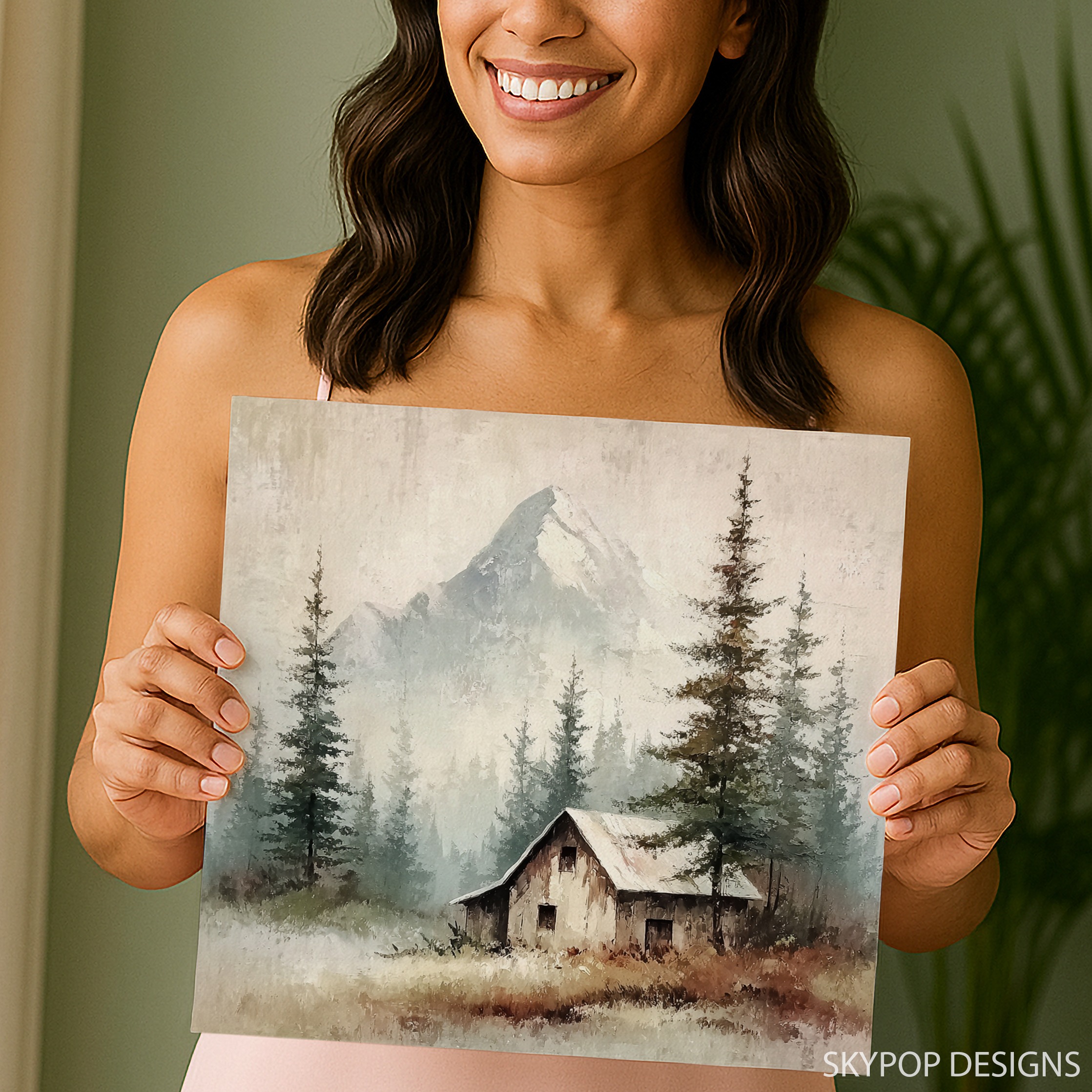 9.jpg Mountain Cabin Art