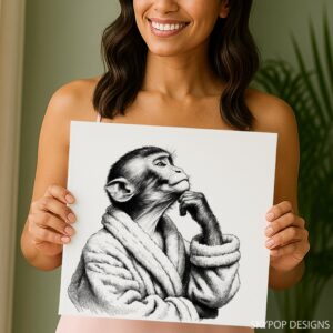 Chimpanzee Robe Art