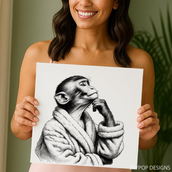 Chimpanzee Robe Art