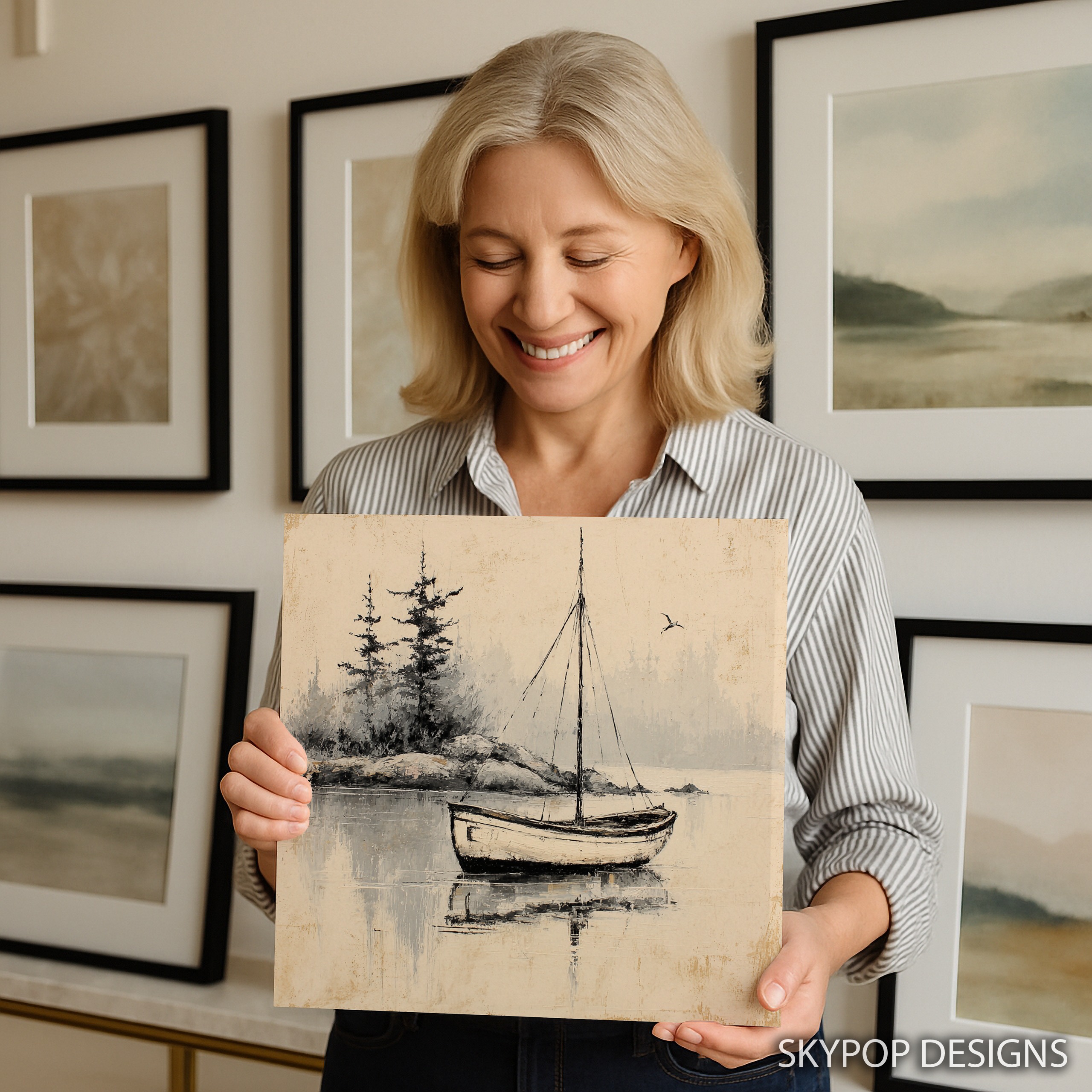 9.jpg Sailboat Art