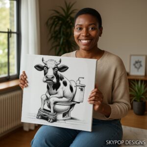 Highland Cow Art