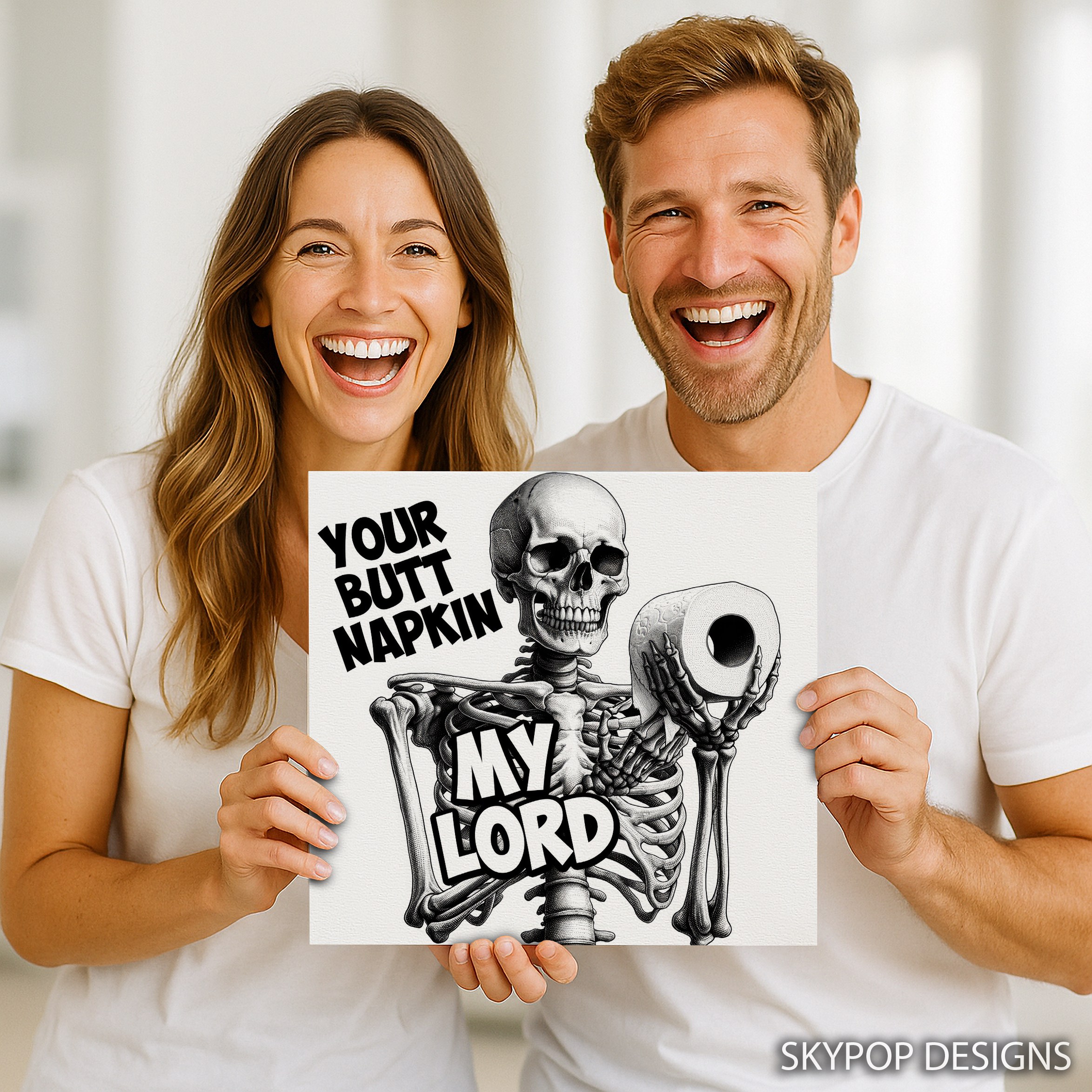 9.jpg Skeleton Toilet Paper Lord Art