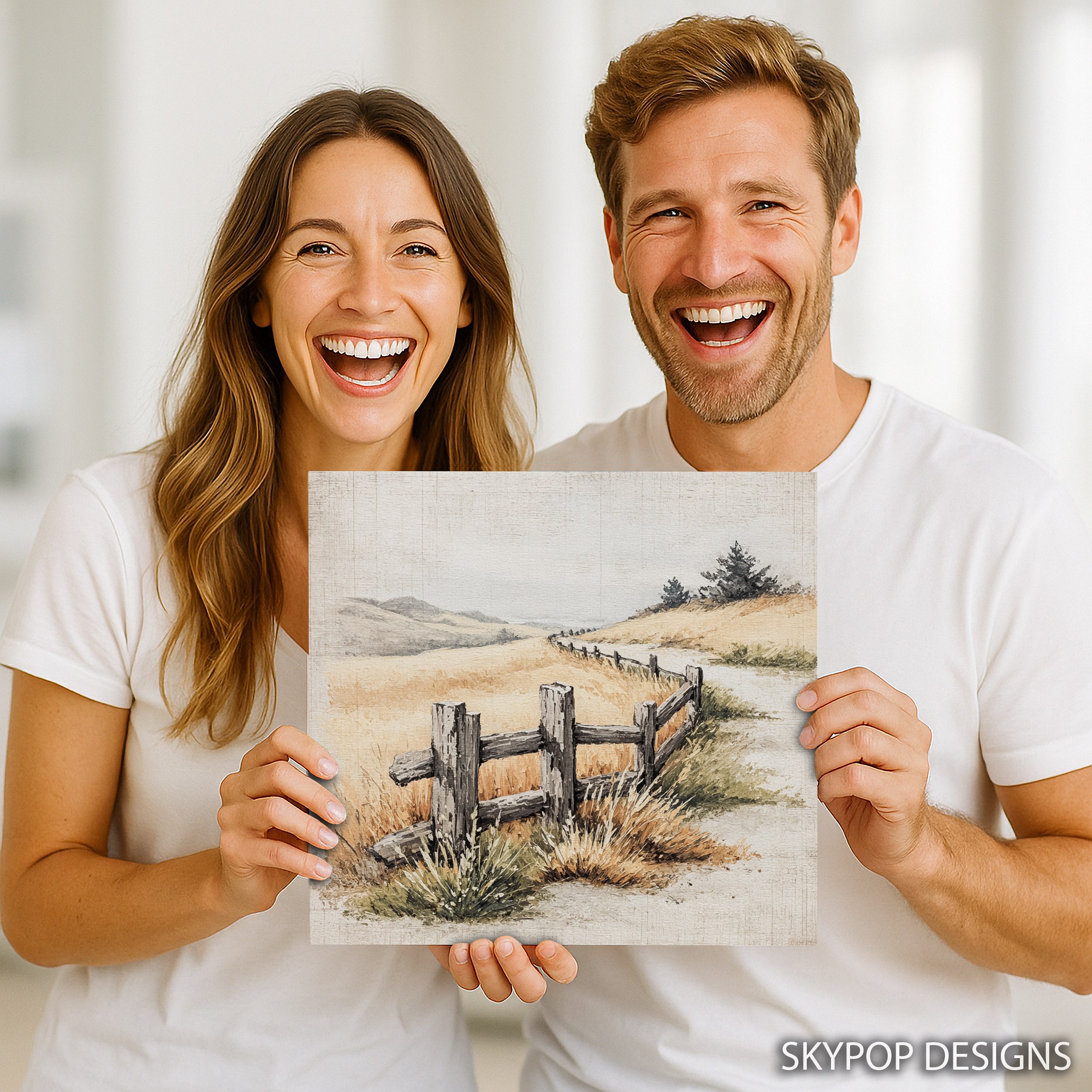 9.jpg Rustic Fence Landscape Art