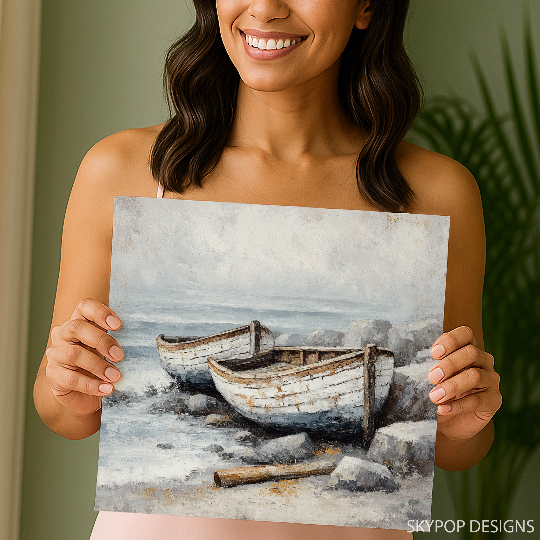 9.jpg Weathered Boats Beach Art