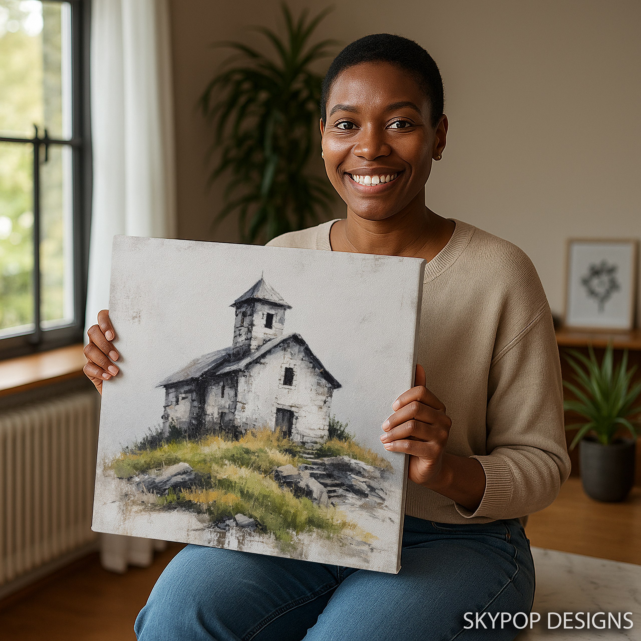 9.jpg Rustic Farmhouse Chapel Art
