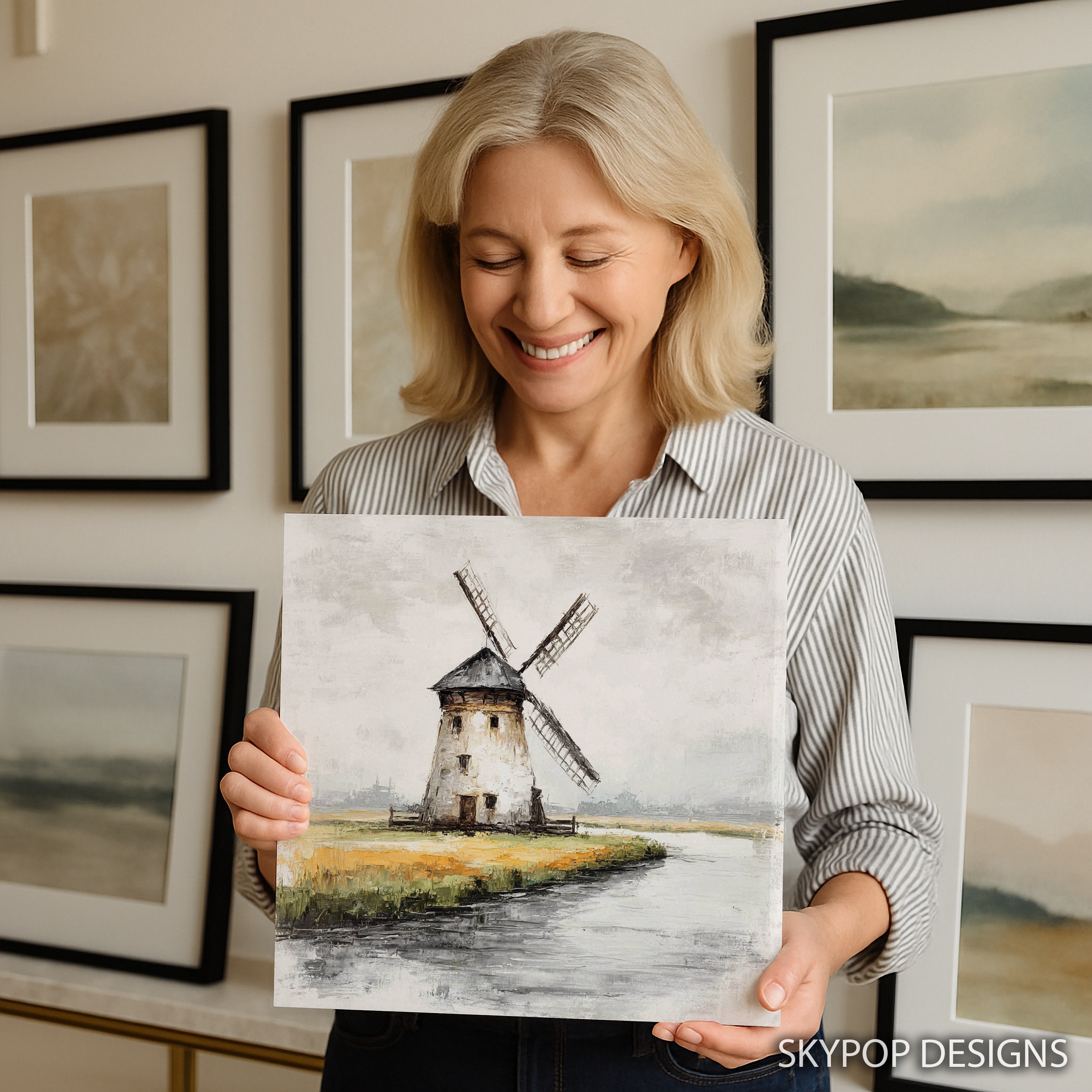 9.jpg Classic Windmill Art