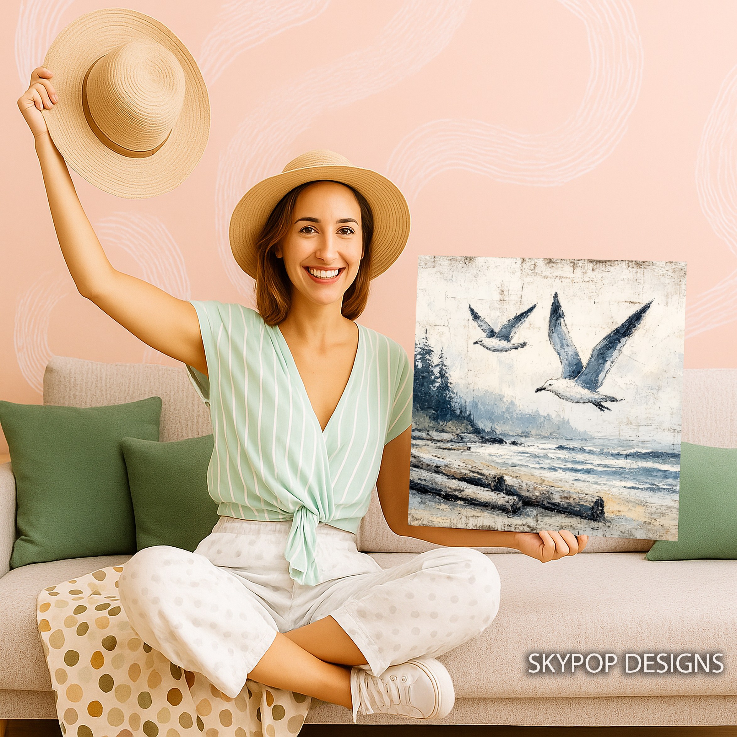9.jpg Seagull Flight Art