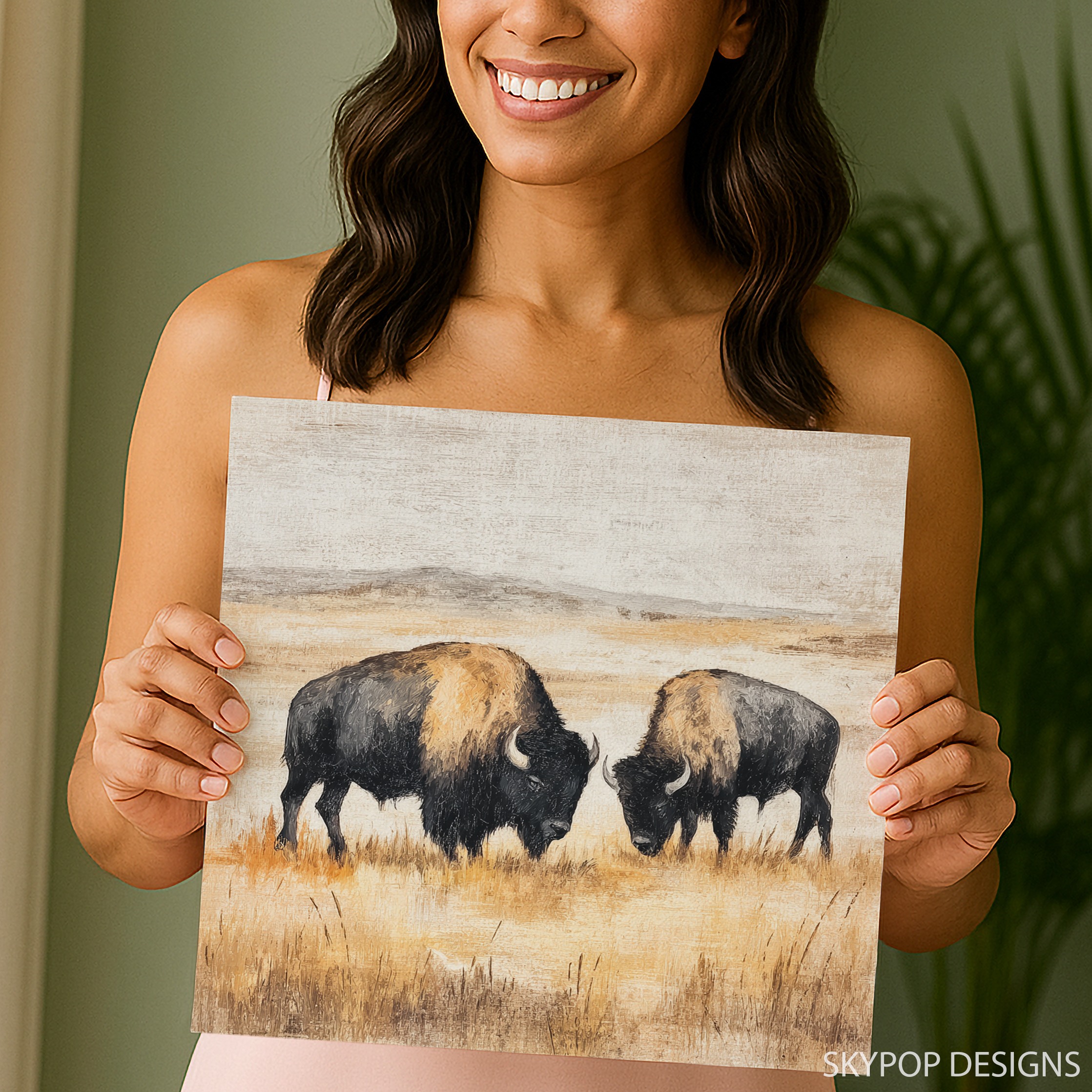 9.jpg Bison Art