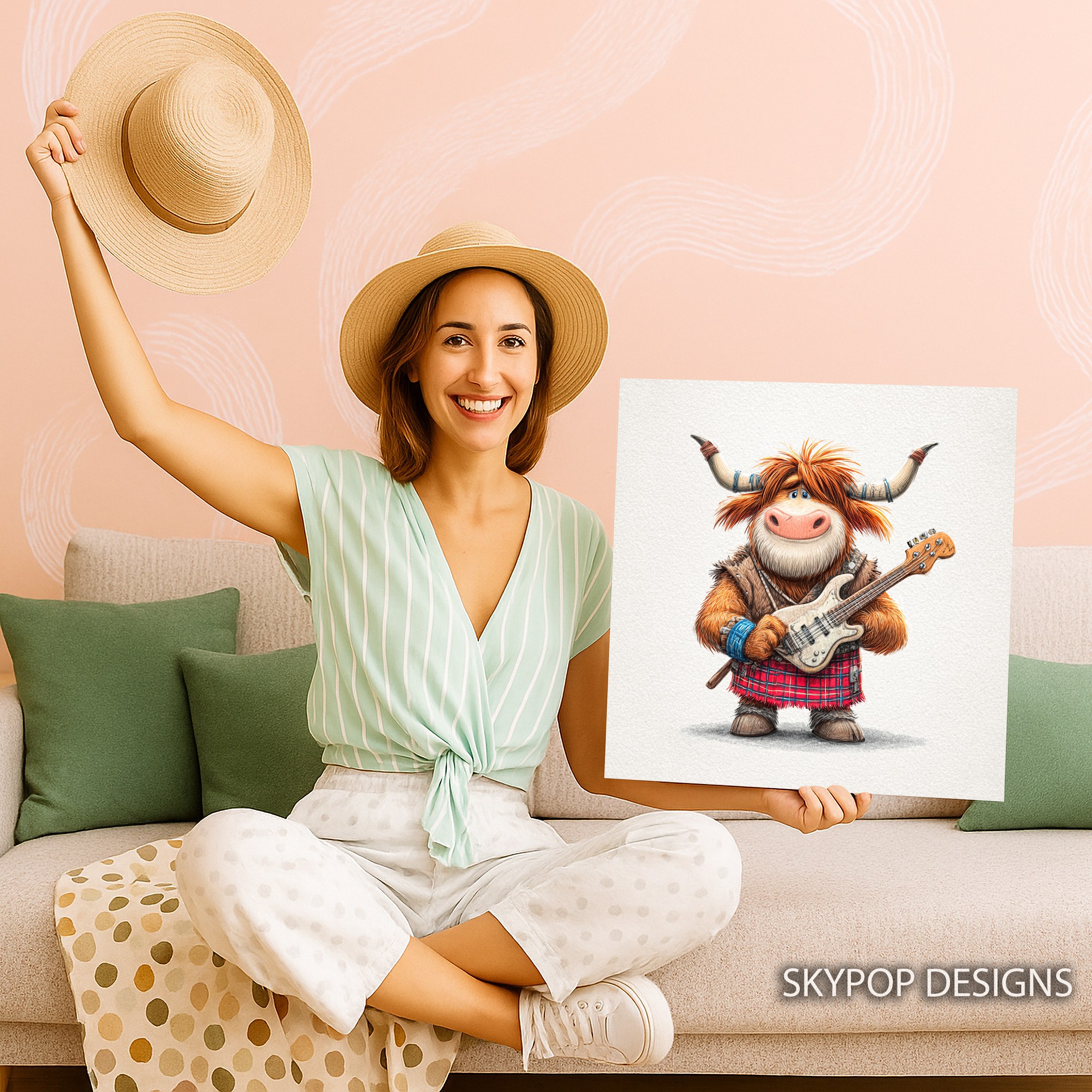 9.jpg Highland Cow Art