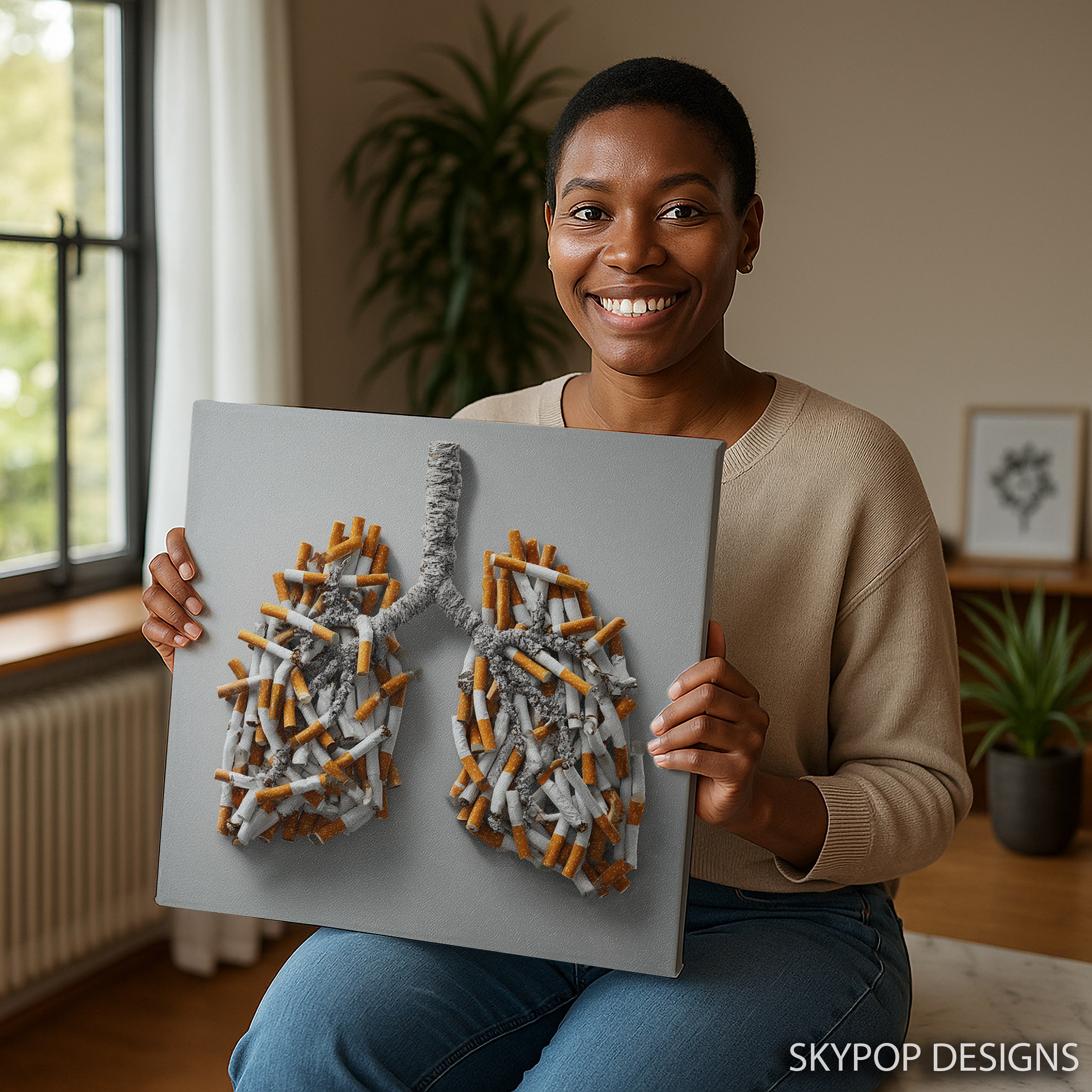 9.jpg Smoking Lungs Art