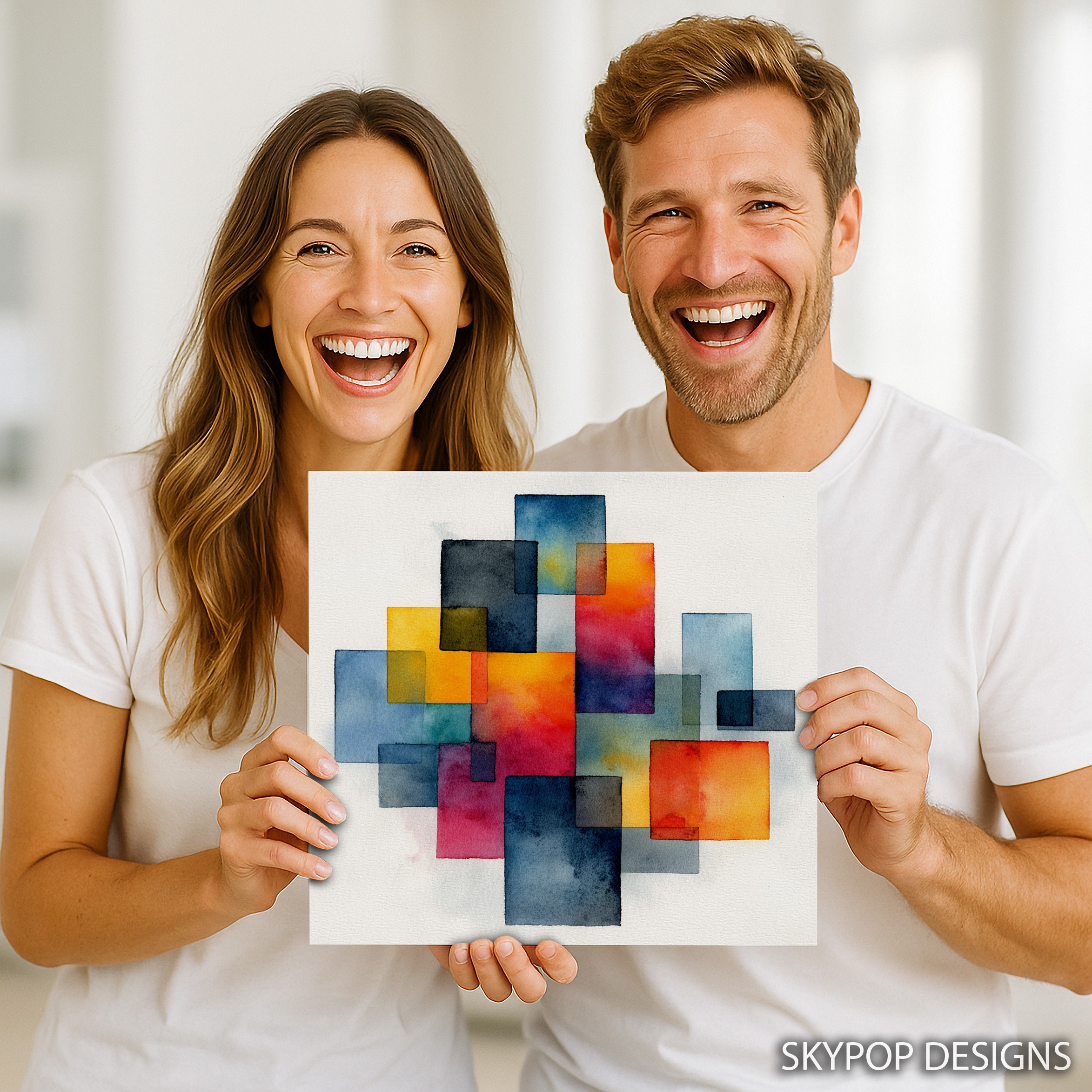 9.jpg Colorful Geometric Squares Art