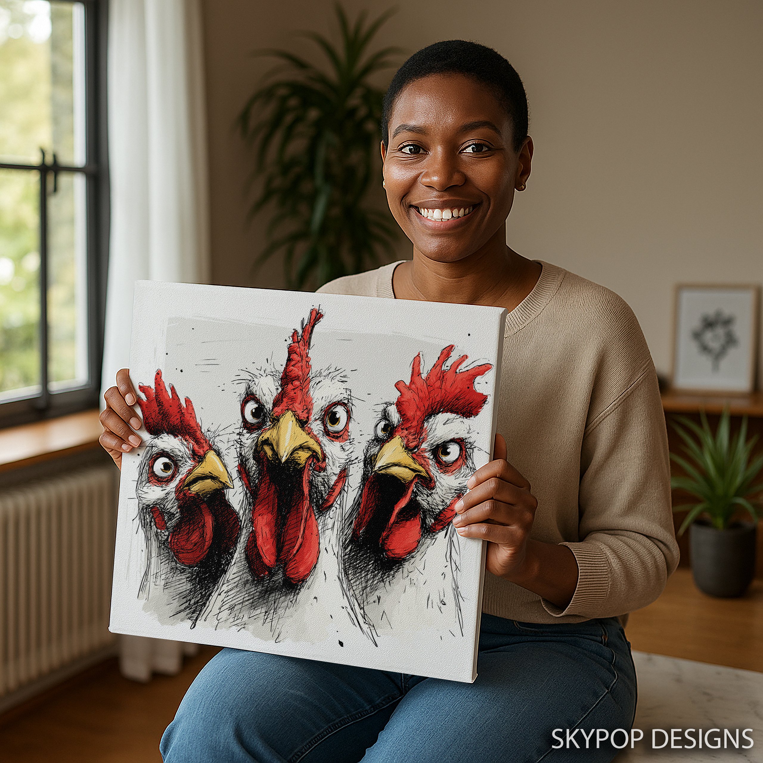 9.jpg Rooster Art