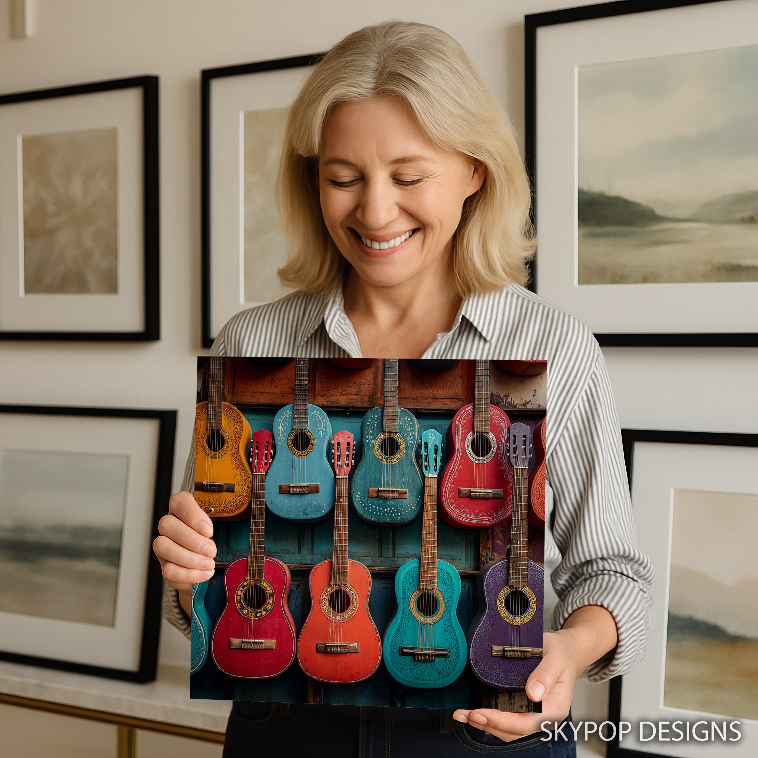 9.jpg Colorful Guitar Art