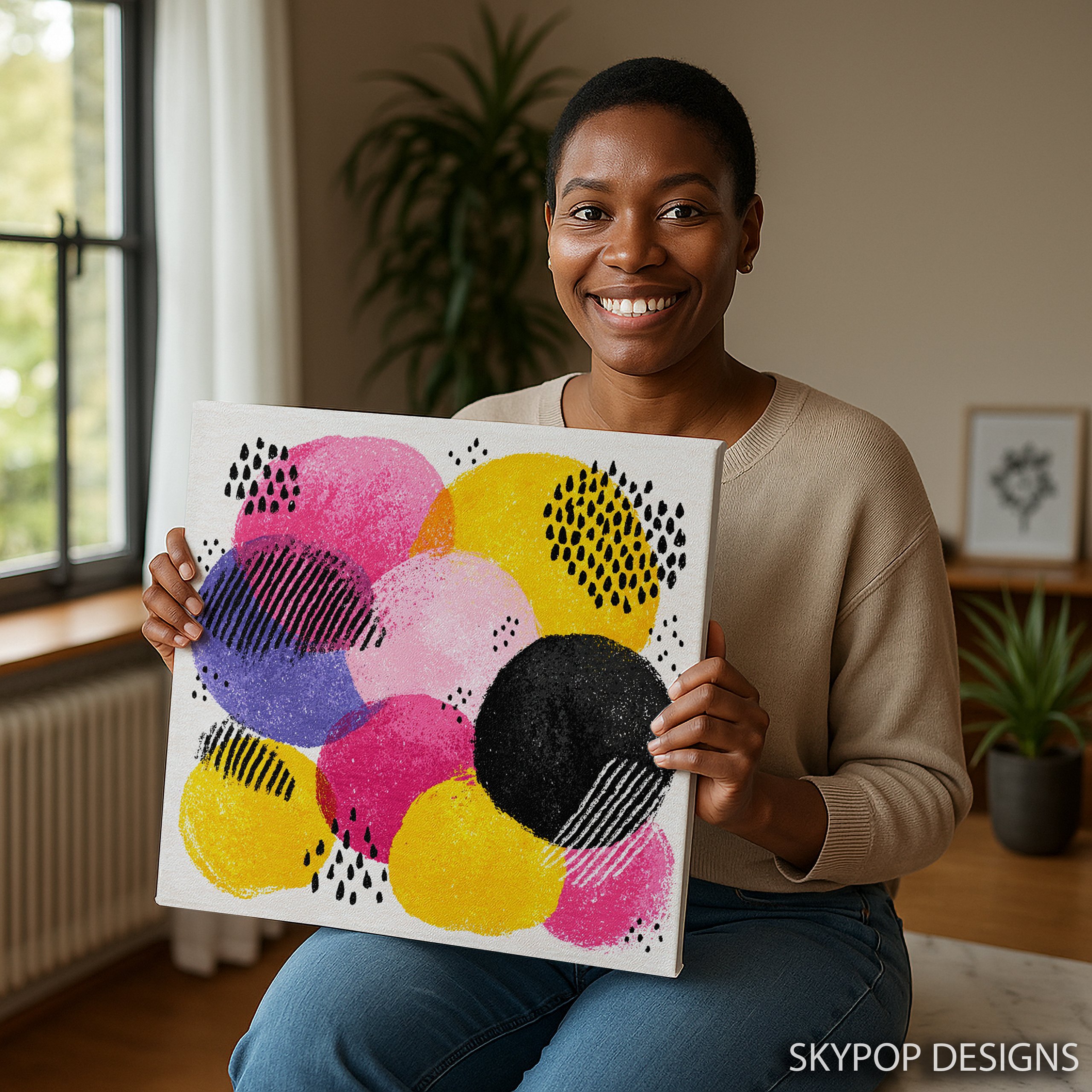 9.jpg Vibrant Circles Art
