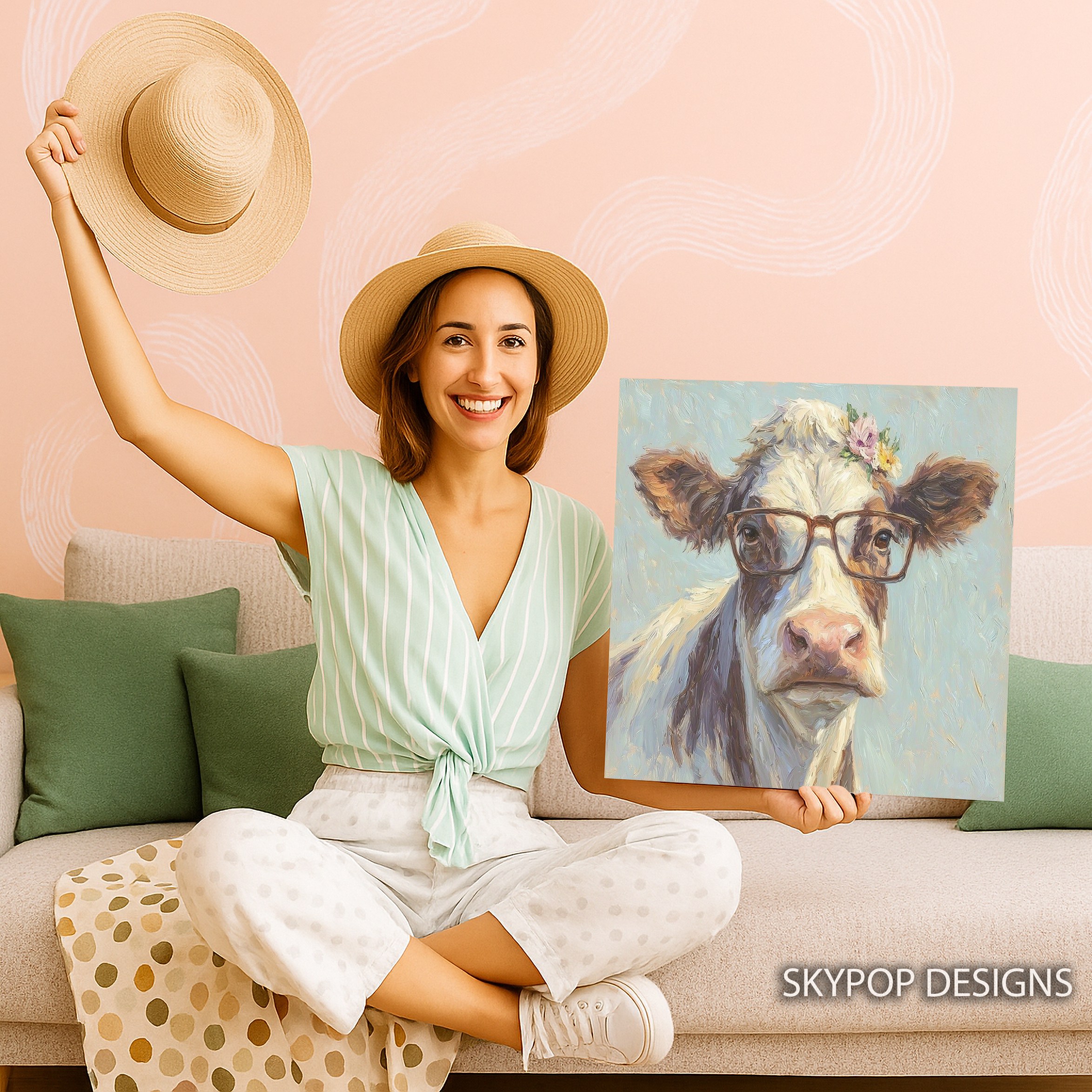 9.jpg Cow Art
