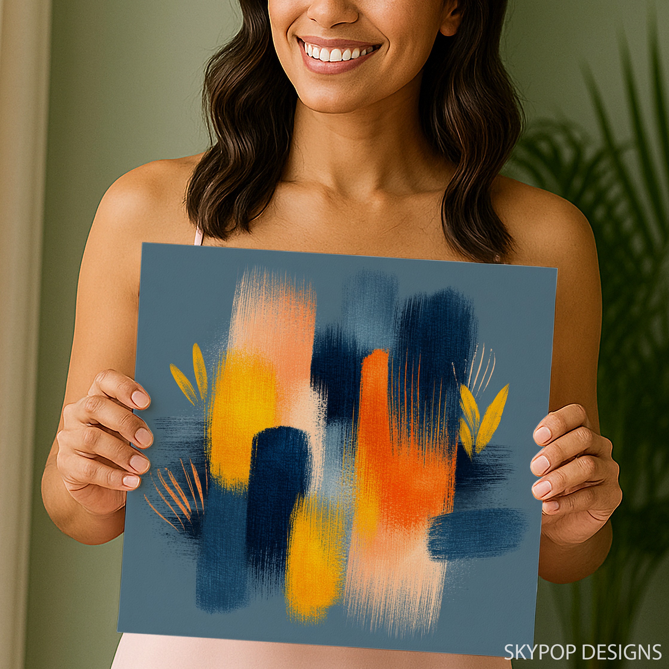 9.jpg Vibrant Brushstrokes Art