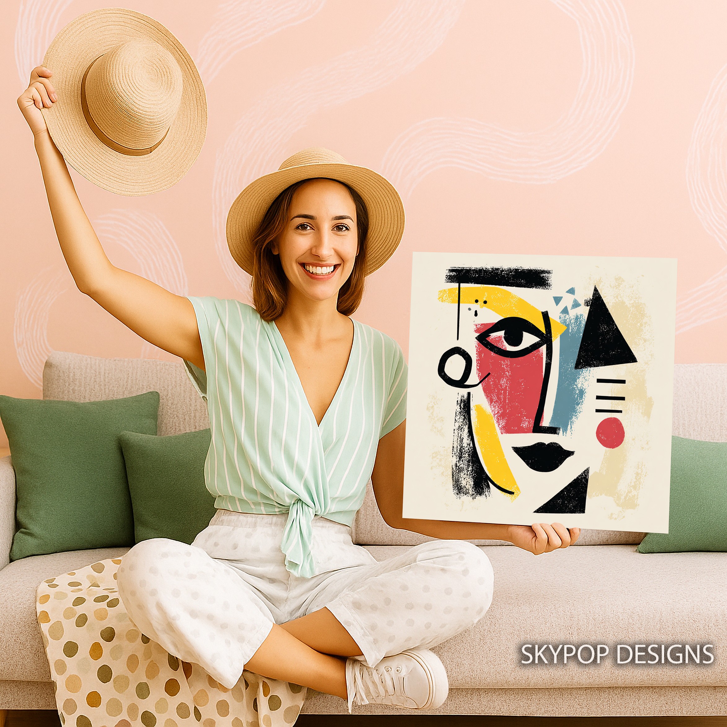 9.jpg Geometric Face Art