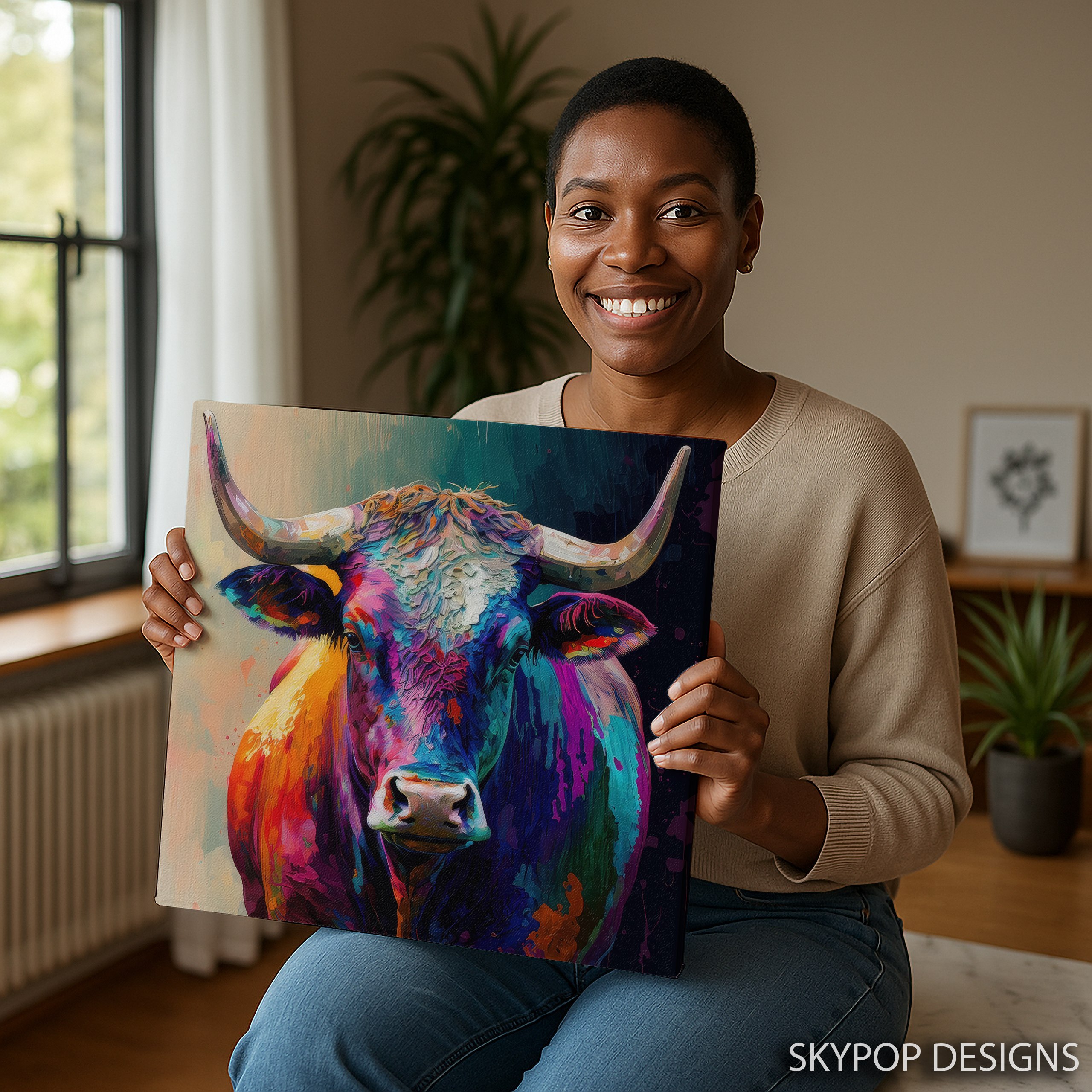 9.jpg Highland Cow Art