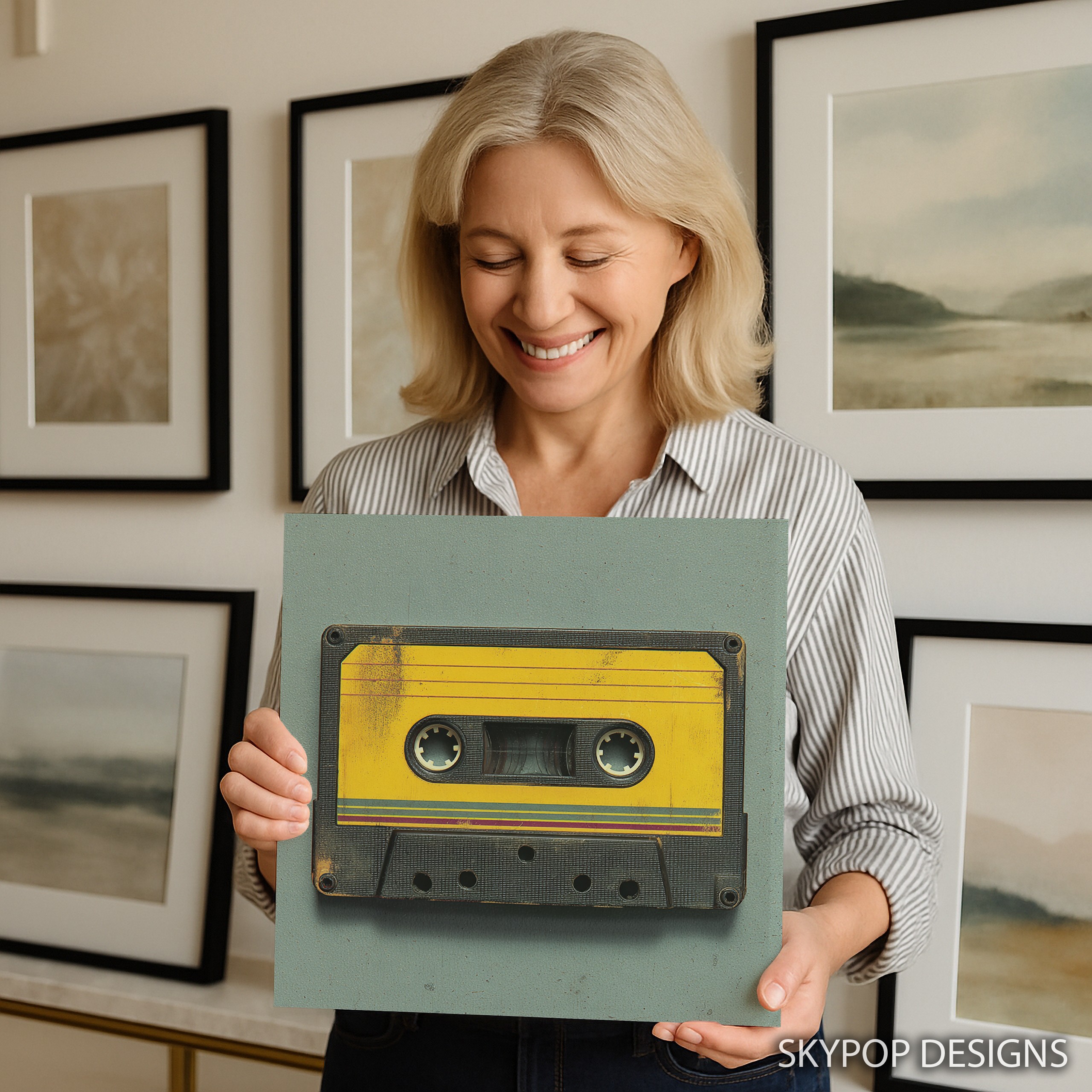 9.jpg Retro Cassette Tape Art