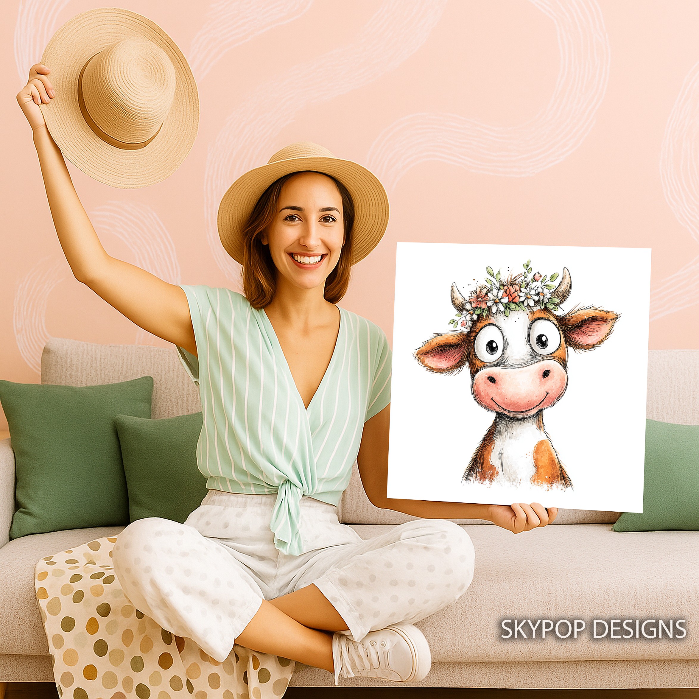 9.jpg Cow Art