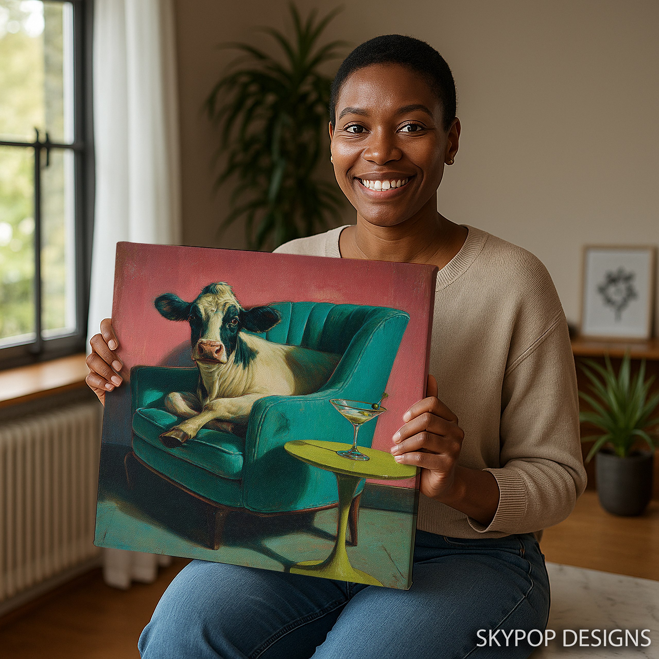 9.jpg Cow Cocktail Art