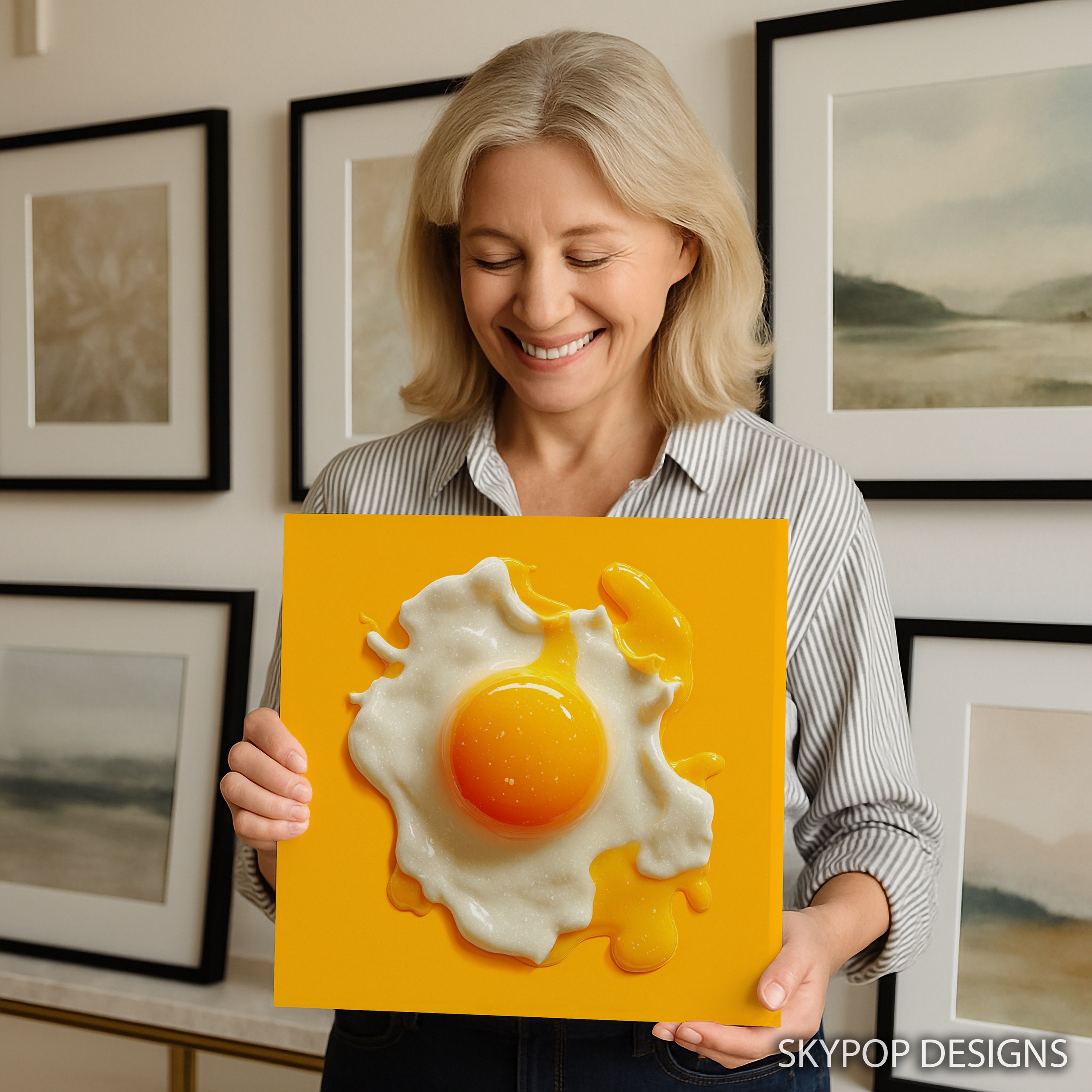 9.jpg Sunny Side Up Egg Art