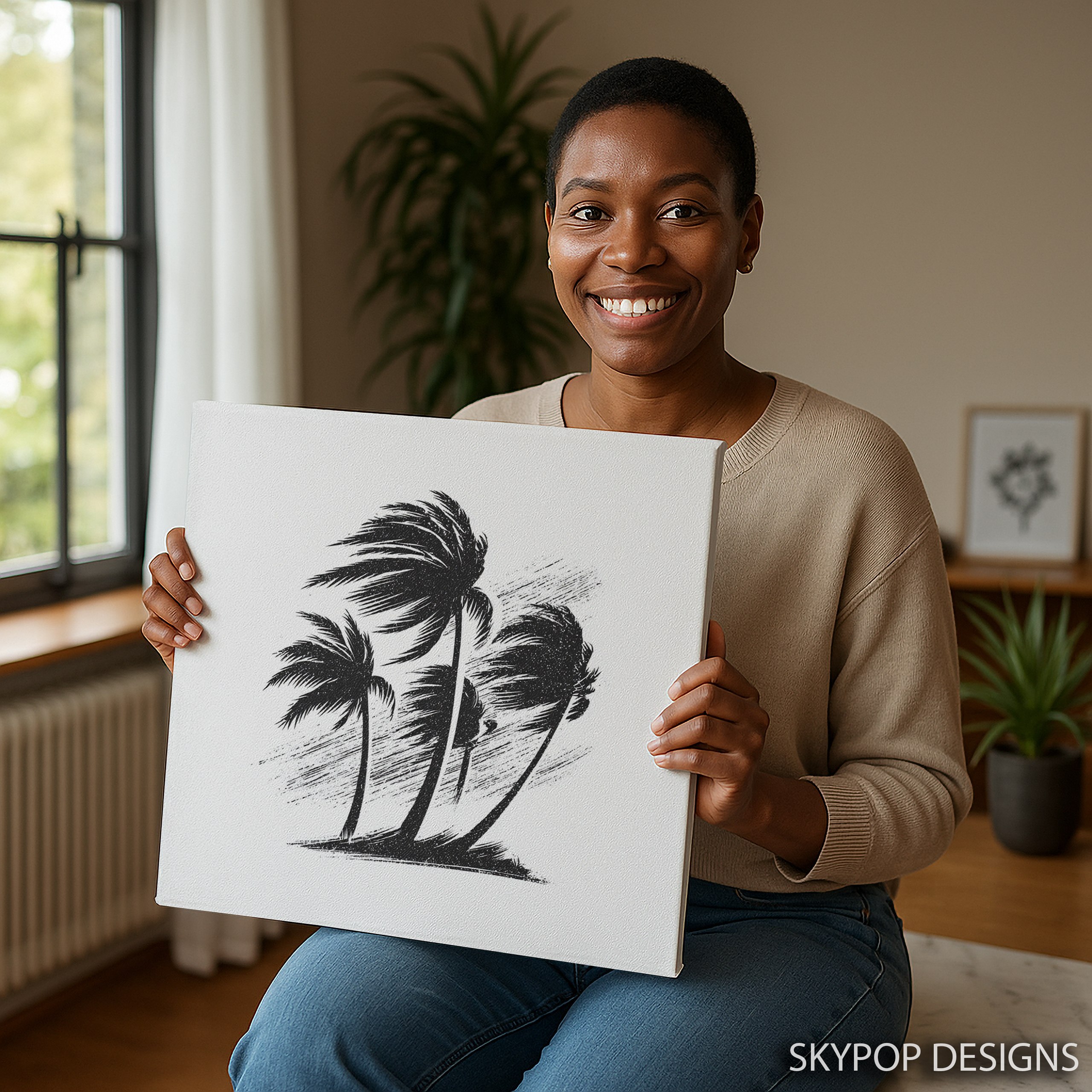 9.jpg Palm Trees in Wind Art