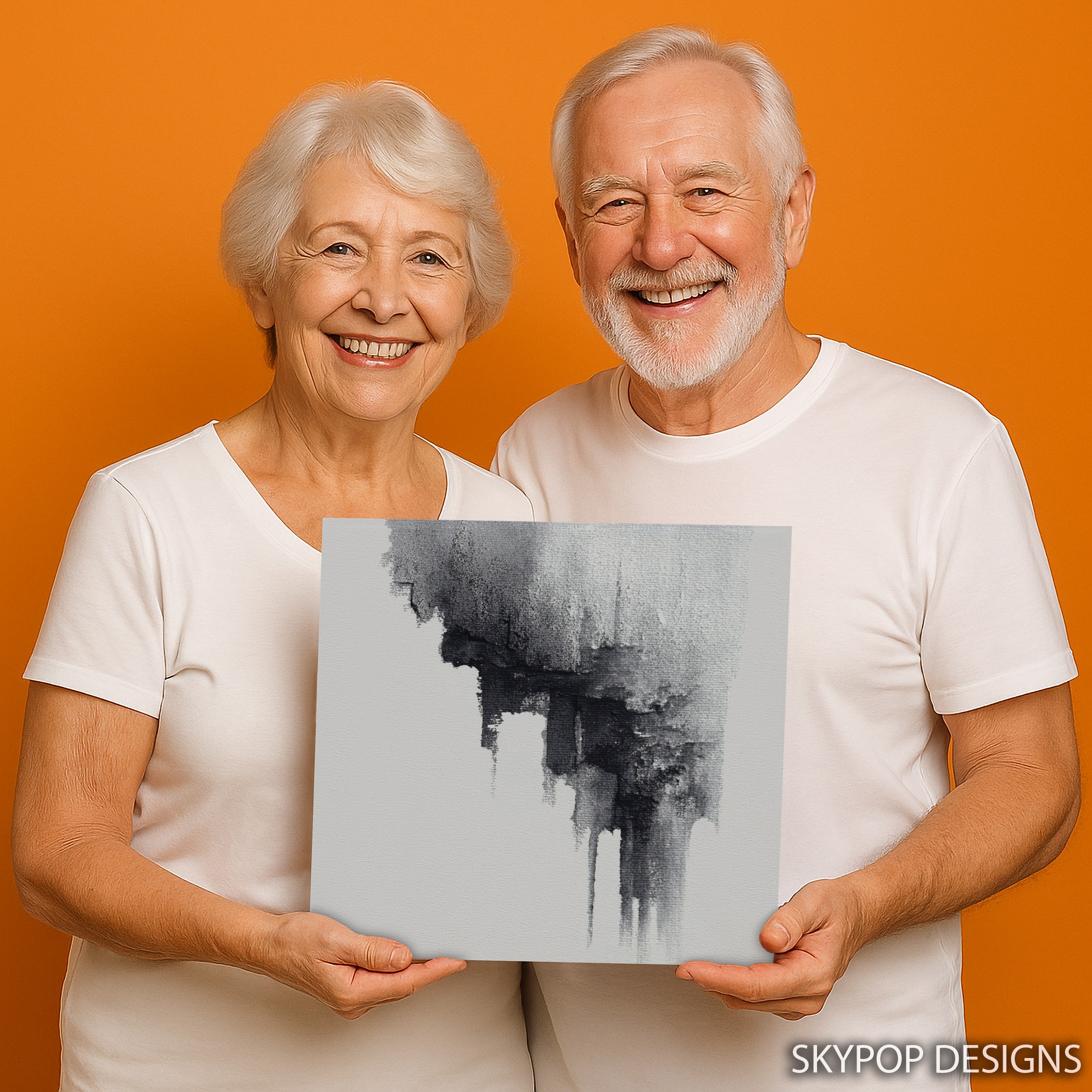 9.jpg Monochrome Brushstroke Art