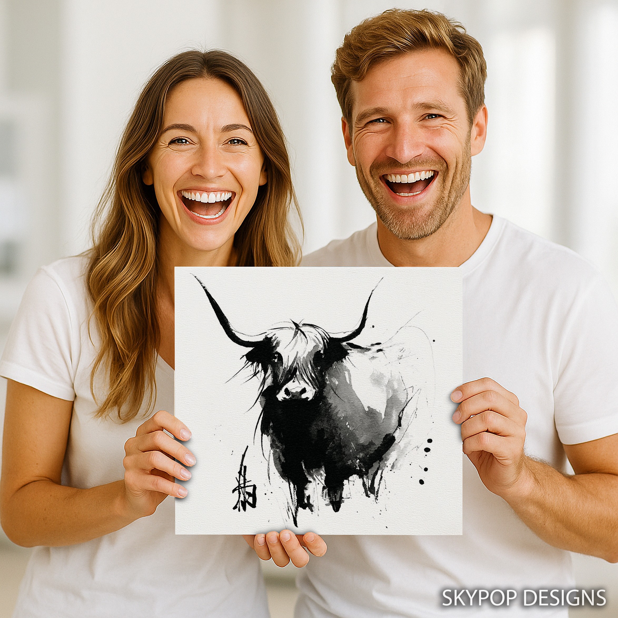 9.jpg Highland Cow Art