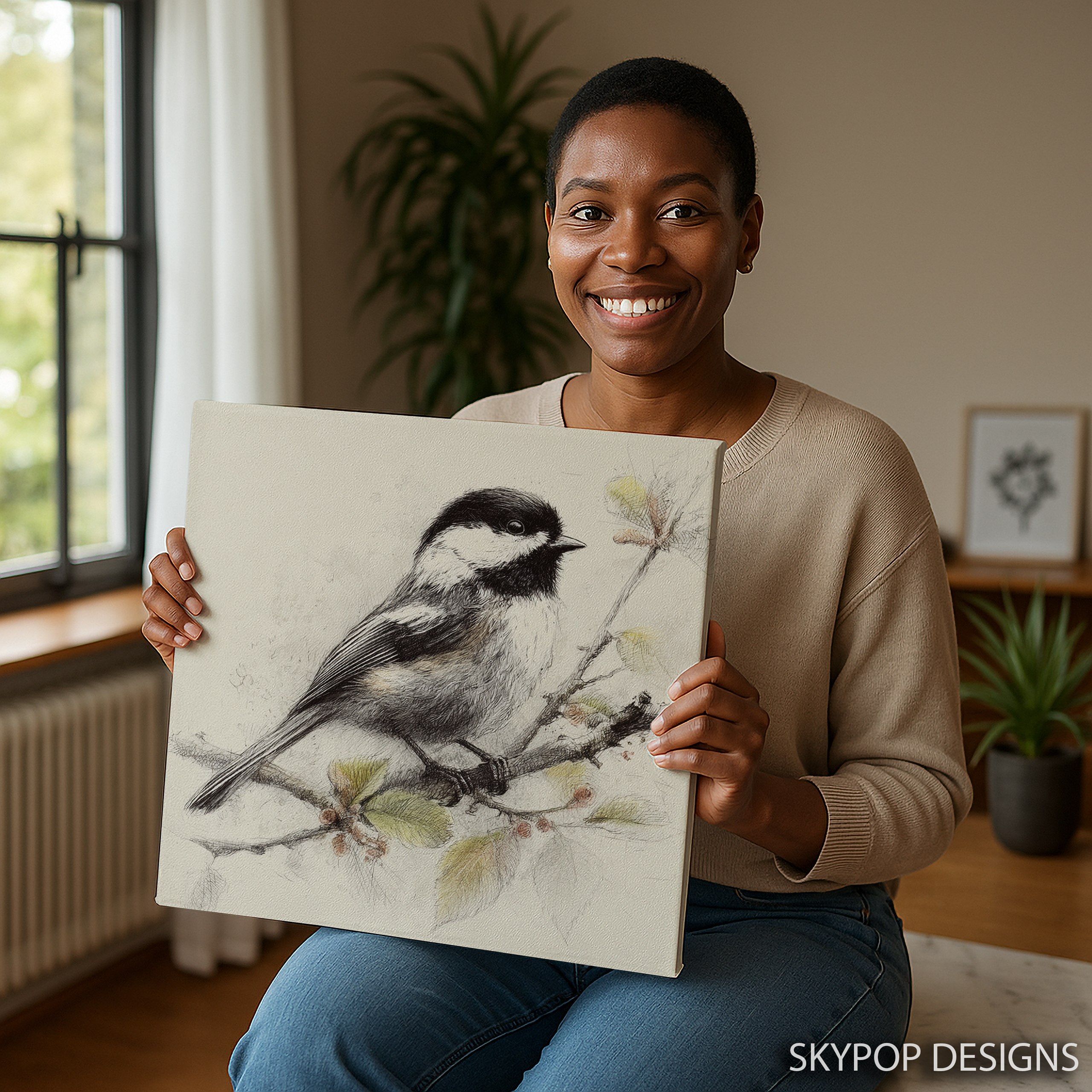 9.jpg Chickadee Art